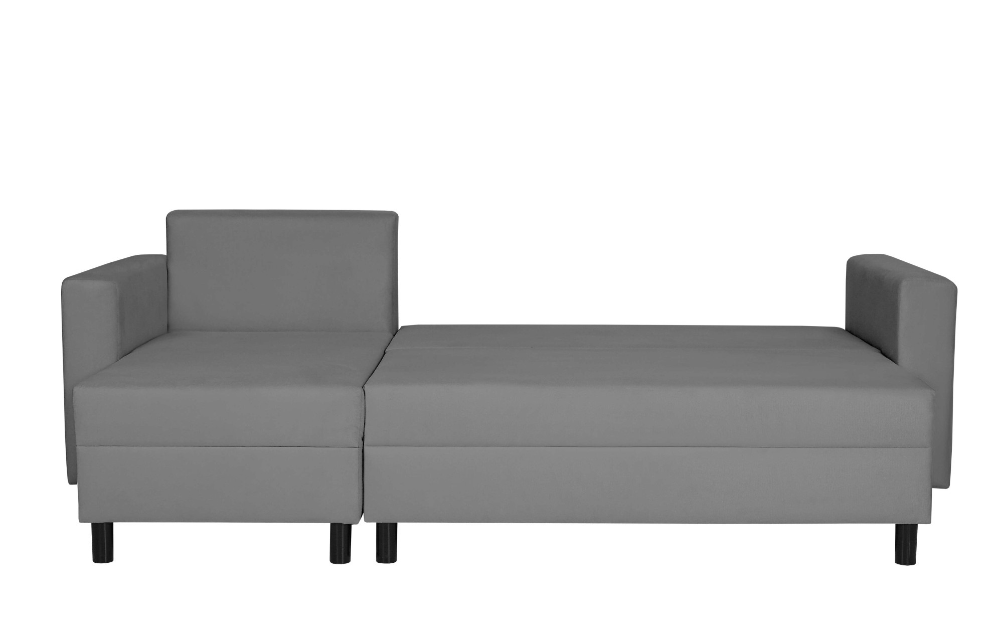 INOSIGN Ecksofa »GLENOE Schlafsofa mit Bettkasten, Recamiere beidseitig montierbar«, L-Form, Maße B/T/H: 230/135/84,5 cm, Velvet & Struktur weich