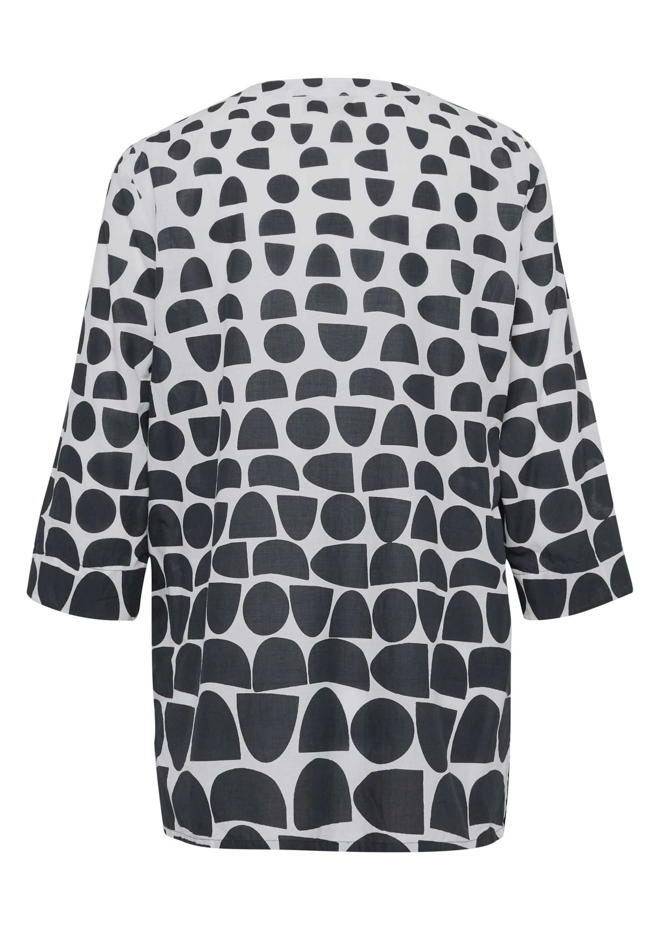 GOLDNER Druckbluse »Druckbluse aus reiner Baumwolle«