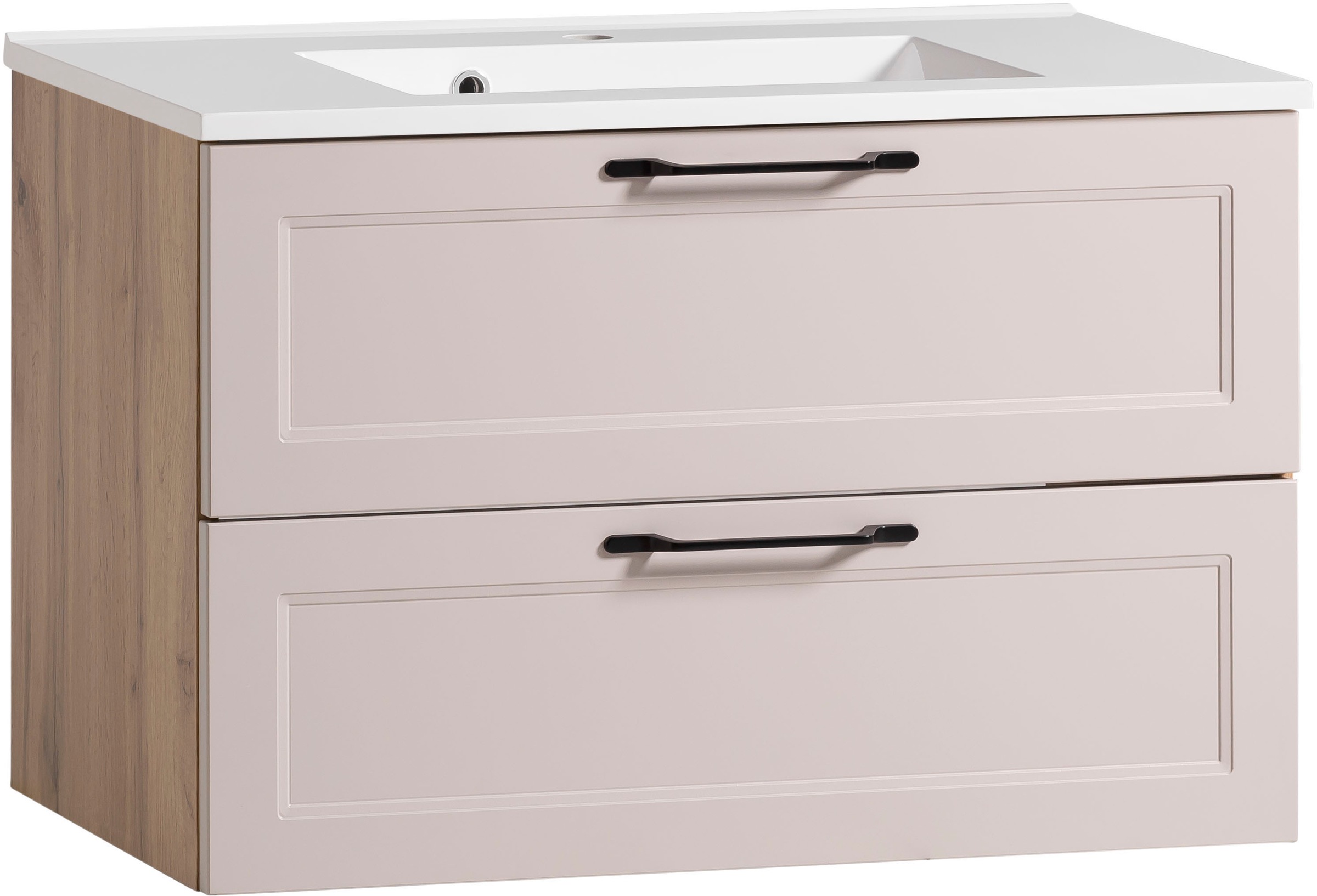 welltime Waschtisch »Lana«, Badmöbel inkl. Waschbecken, 80 cm breit