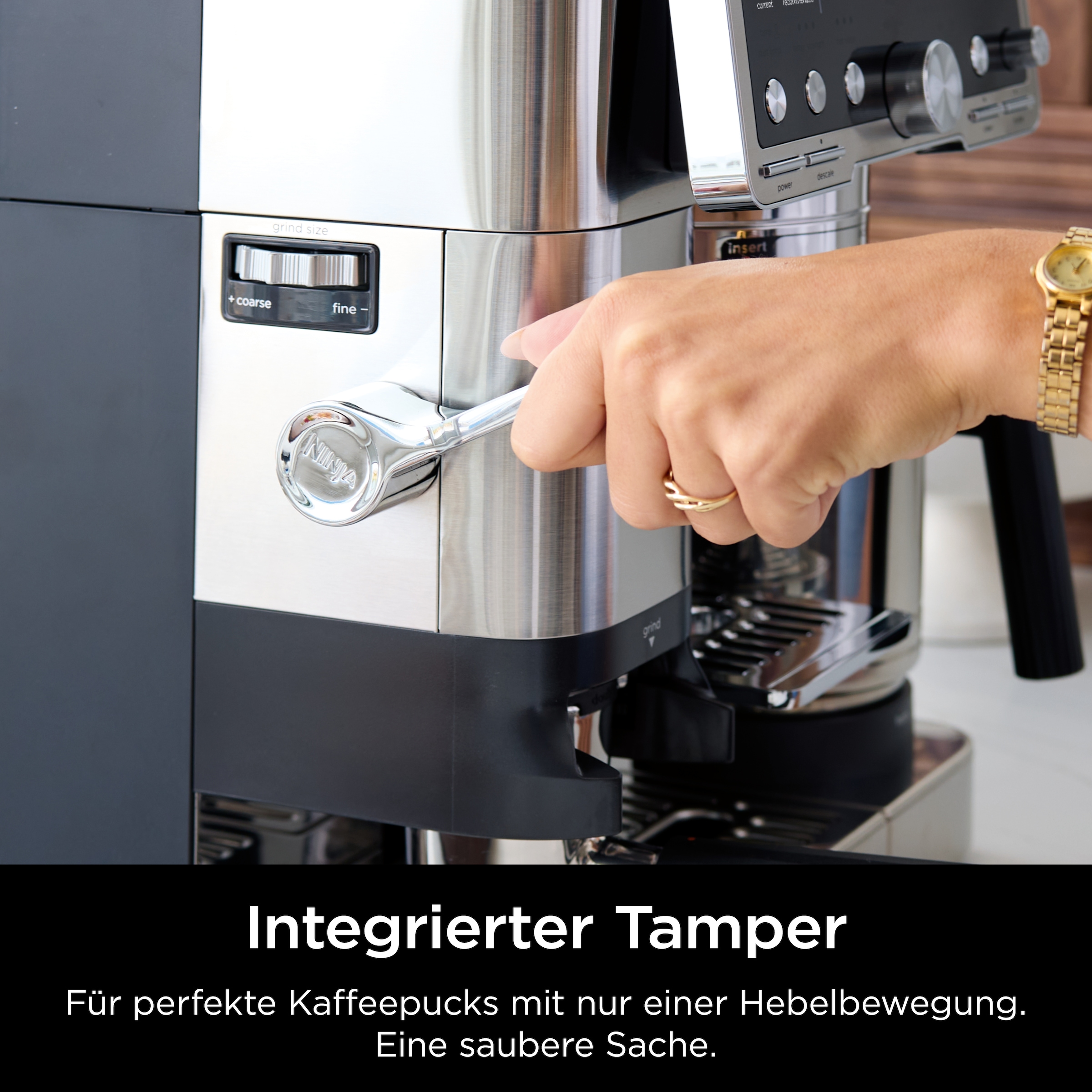 NINJA Espressomaschine »Ninja Luxe™ Café Pro Kaffeemaschine ES701EU« 3-in-1-Kaffeemaschine für Espresso, Filterkaffee und Cold Brew