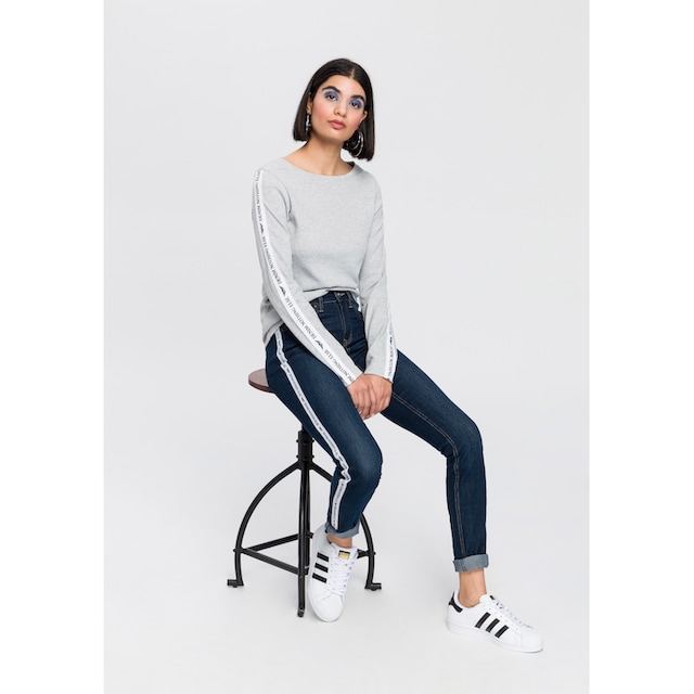 Arizona Slim-fit-Jeans, High Waist mit coolem Seitenstreifen kaufen im OTTO  Online Shop