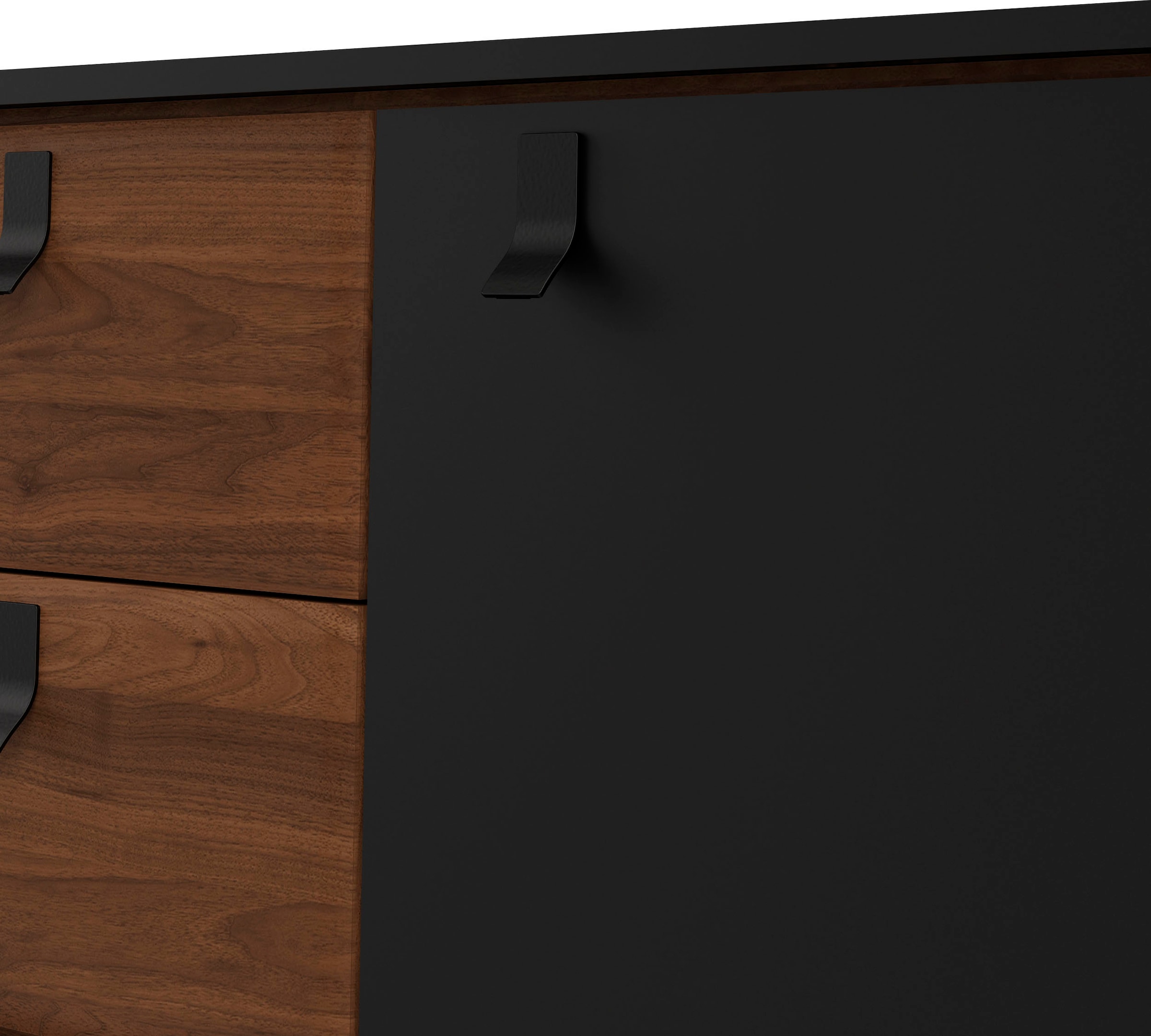 andas Sideboard »Ry Aufbewahrung, Schubladenschrank,« Breite 150 cm, Höhe 72 cm, Kommode mit 2 Türen und 2 Schubläden