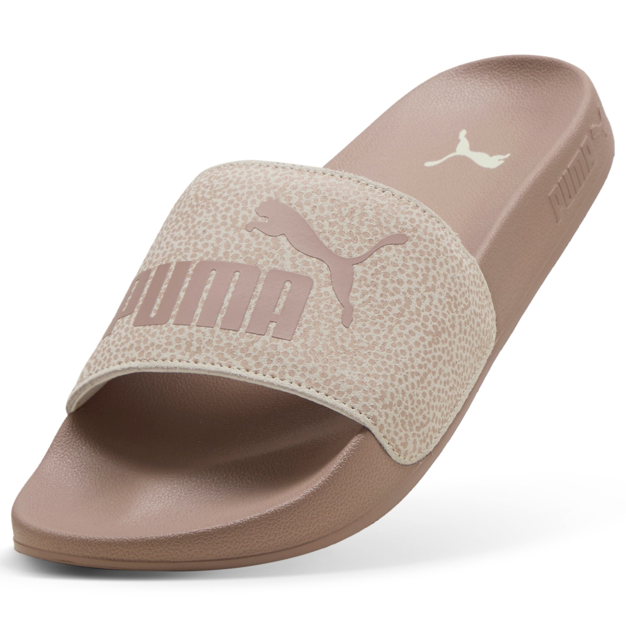 PUMA Badesandale »LEADCAT 2.0 TOPCAT«  ohne Verschluss, leicht profiliertes Laufsohlenprofil, aus Leder