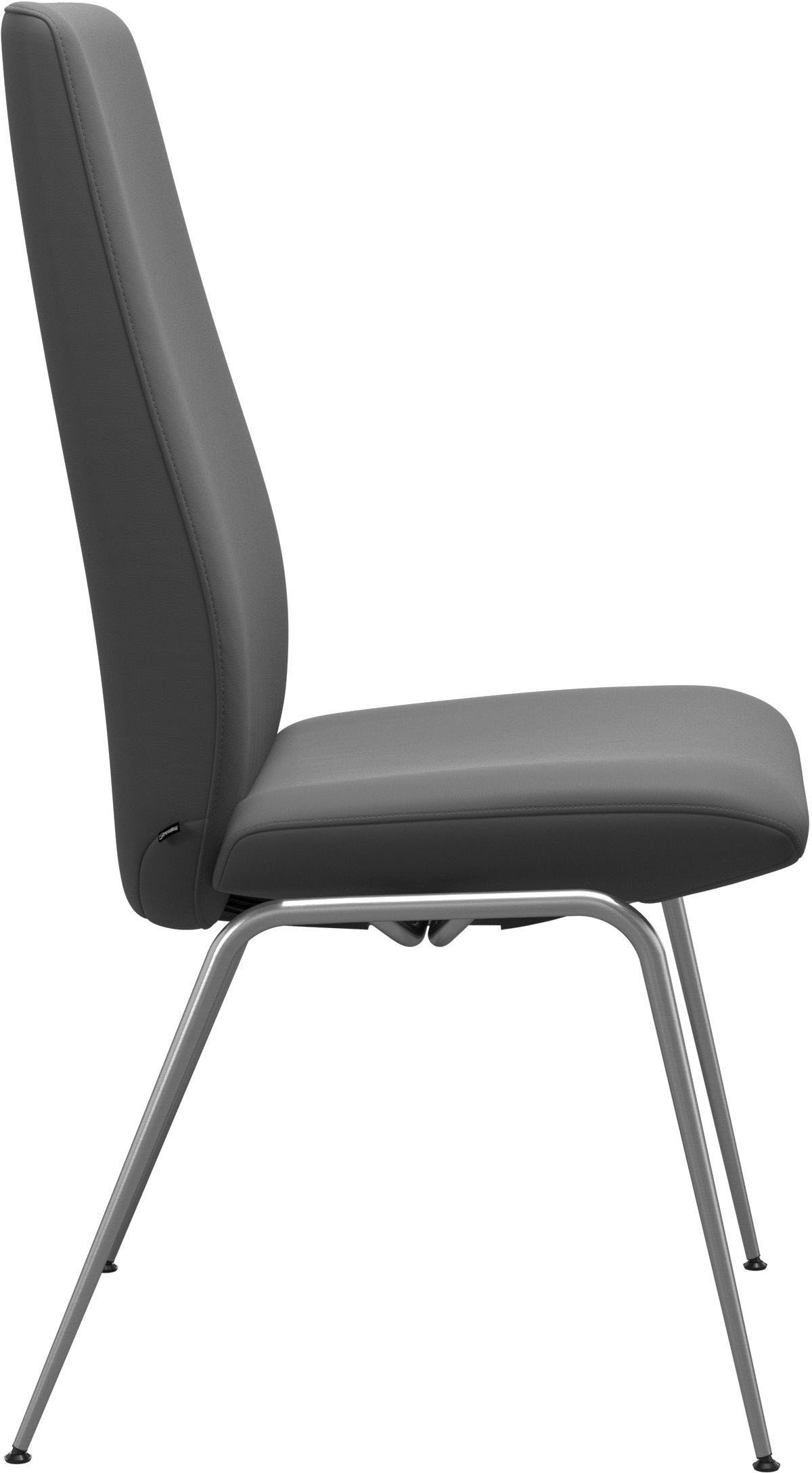 Stressless® Polsterstuhl »Laurel«, Leder BATICK, High Back, Größe L, mit Beinen aus Stahl in Schwarz matt