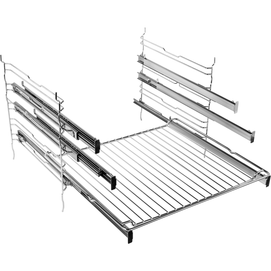 BAUKNECHT Elektro-Herd-Set »HEKO Hydro 8830S«, HVS5 TH8VS3 ES, mit Backauszug, Hydrolyse, (Set)