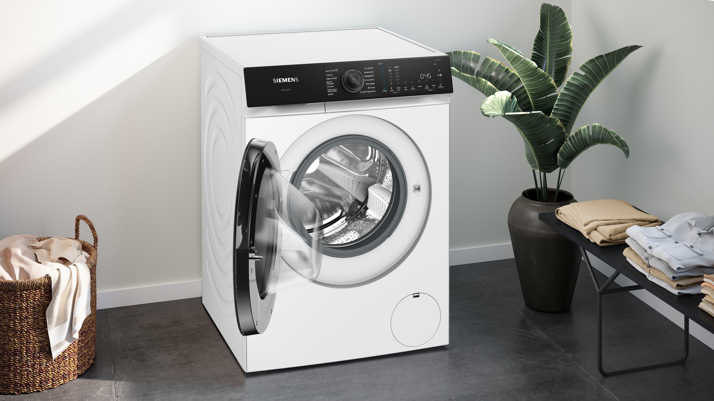 SIEMENS Waschmaschine iQ500 »WG44H2MECO«, 9 kg, 1300 U/min