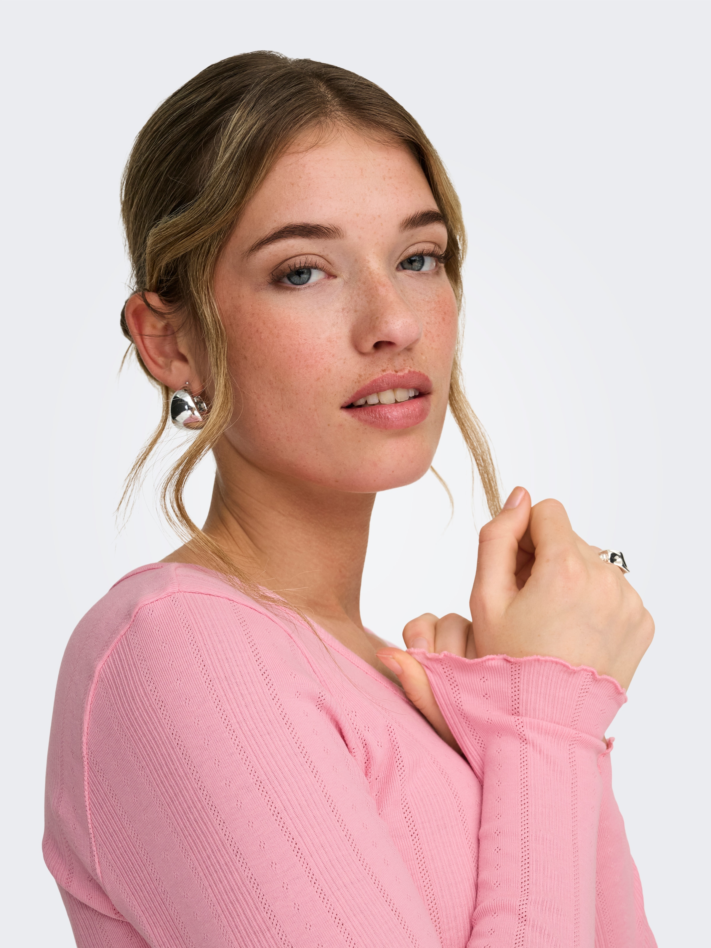 ONLY Langarmshirt »ONLTENNA O-NECK L/S TOP JRS NOOS«