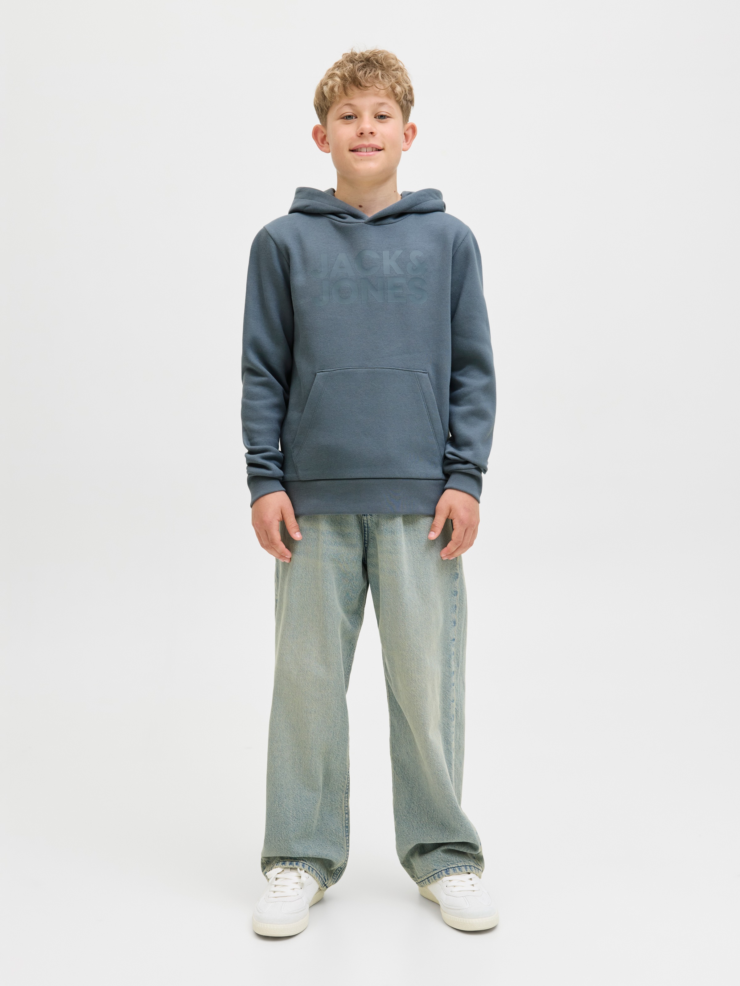 Jack & Jones Junior Kapuzensweatshirt »JJECORP LOGO SWEAT HOOD«