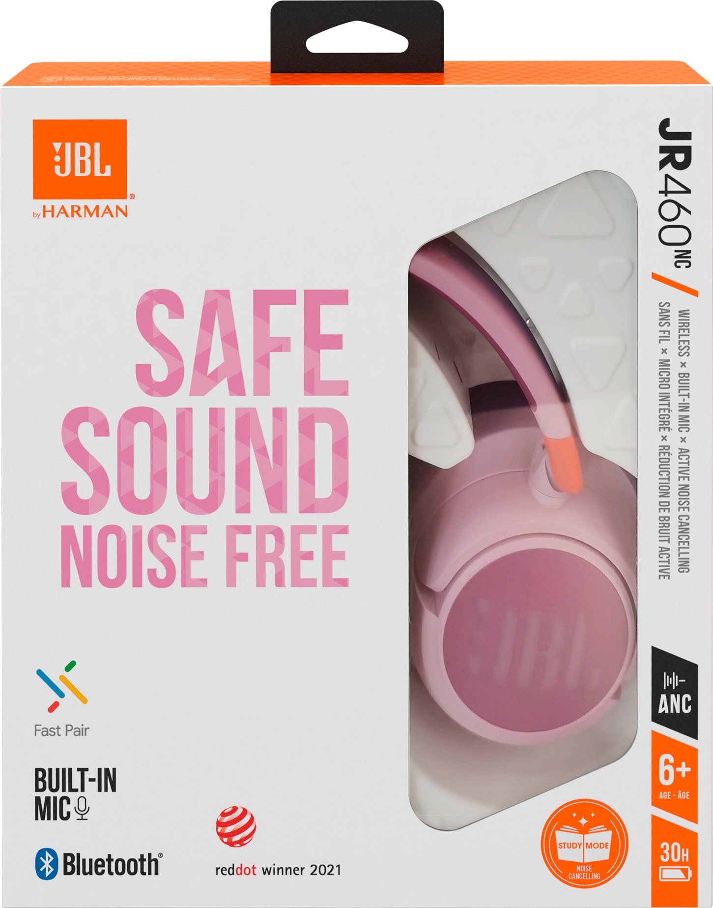 Noise-Cancelling, Noise Active Bluetooth-AVRCP Kinder-Kopfhörer bei Bluetooth-A2DP »JR460NC«, jetzt Cancelling Bluetooth-HFP, kaufen OTTO JBL