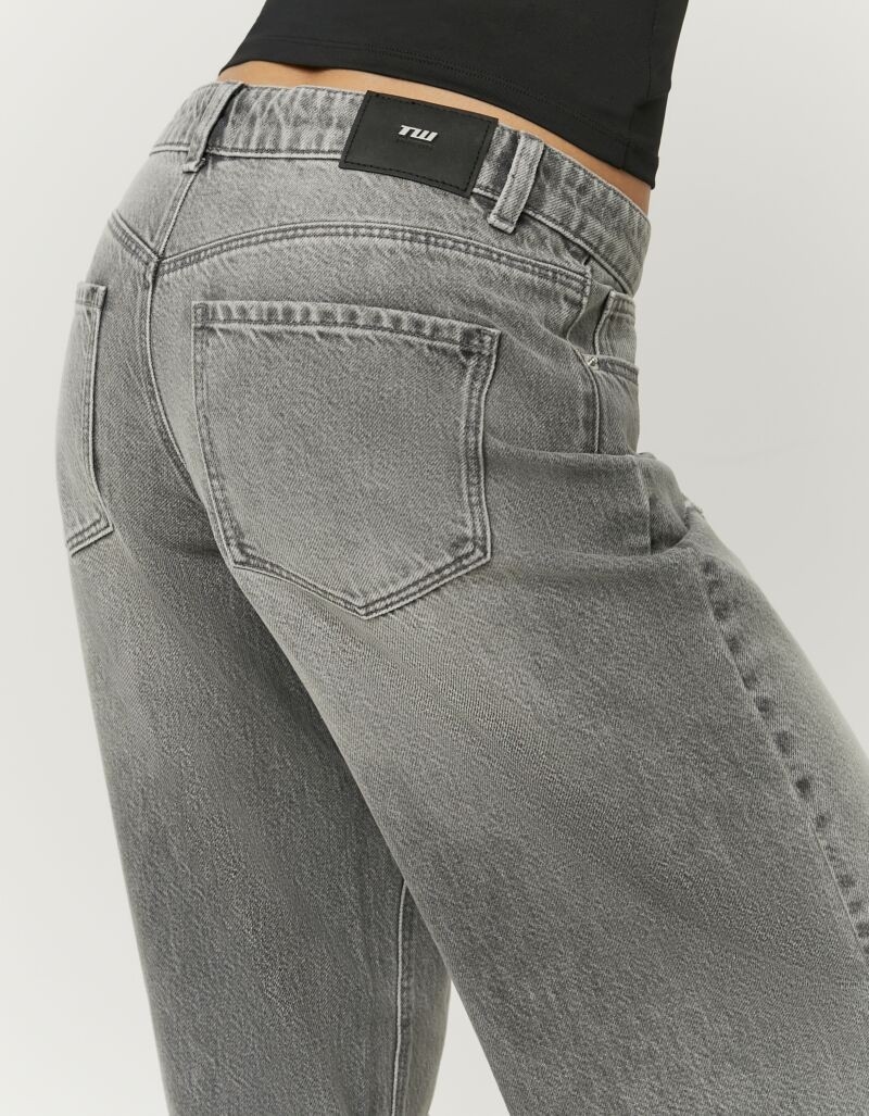Tally Weijl Low-rise-Jeans »SPADEDODA« aus hochwertigem Baumwoll-Lyocell-Mix, tief geschnitten in weitem Fit