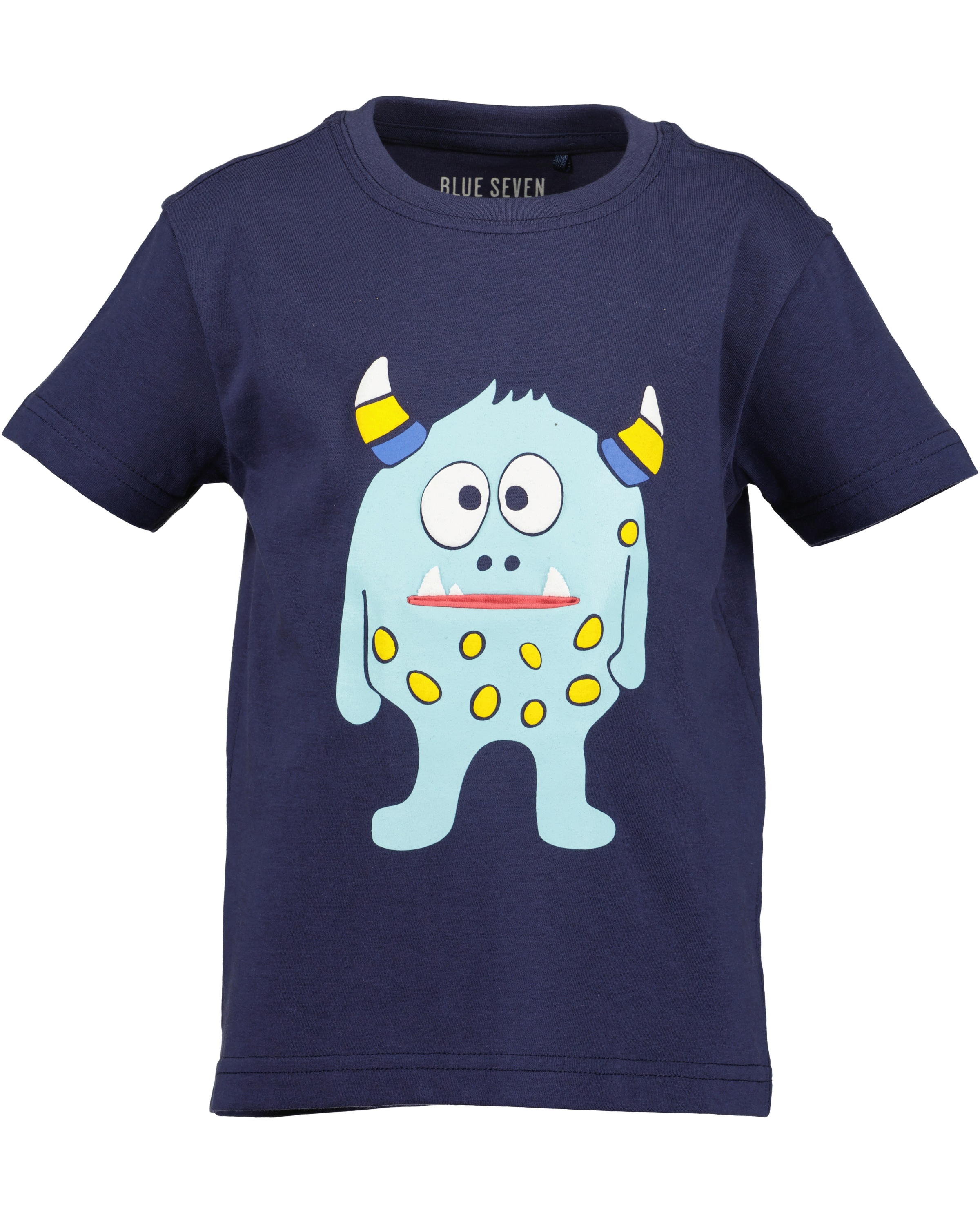 Blue Seven T-Shirt mit Monster-Effekt, mit eingelassener Tasche, aus Baumwolle