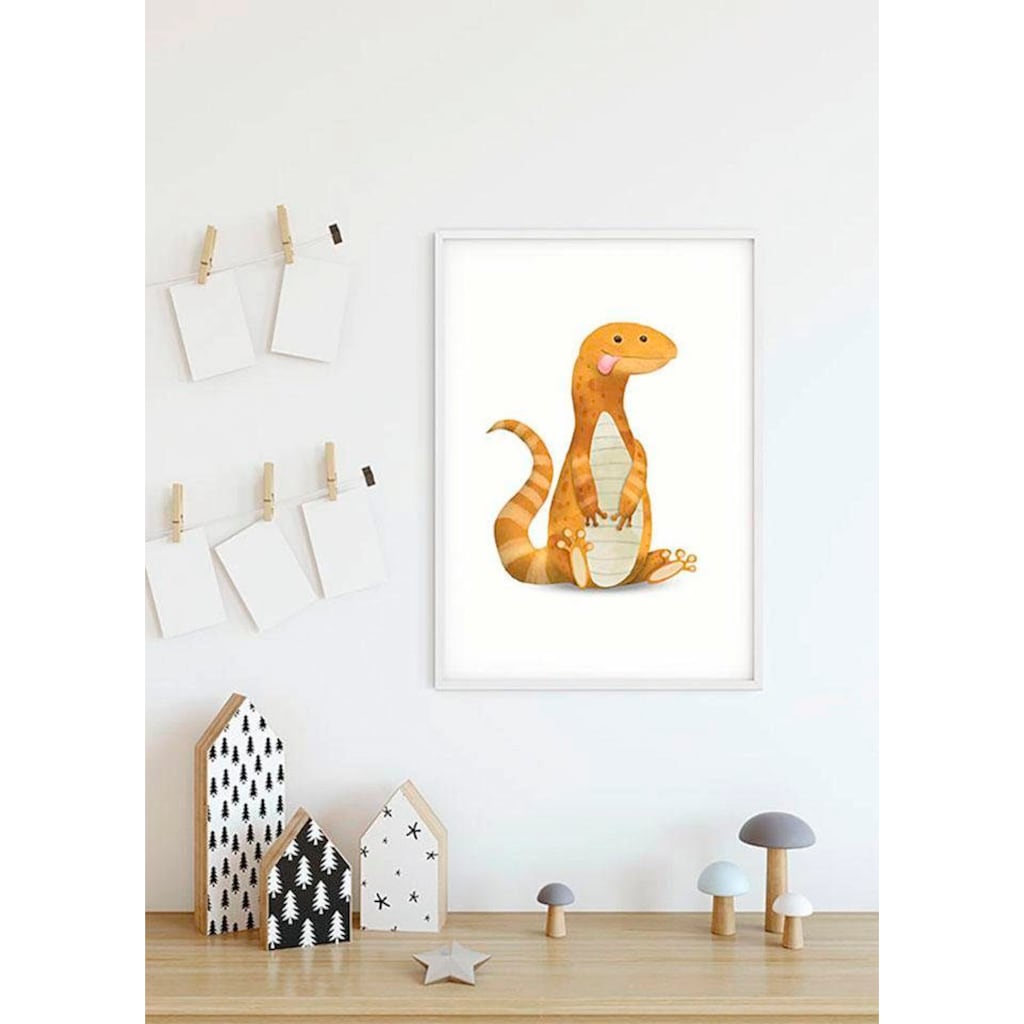 Komar Poster »Cute Animal Lizard«, Tiere, (1 St.)