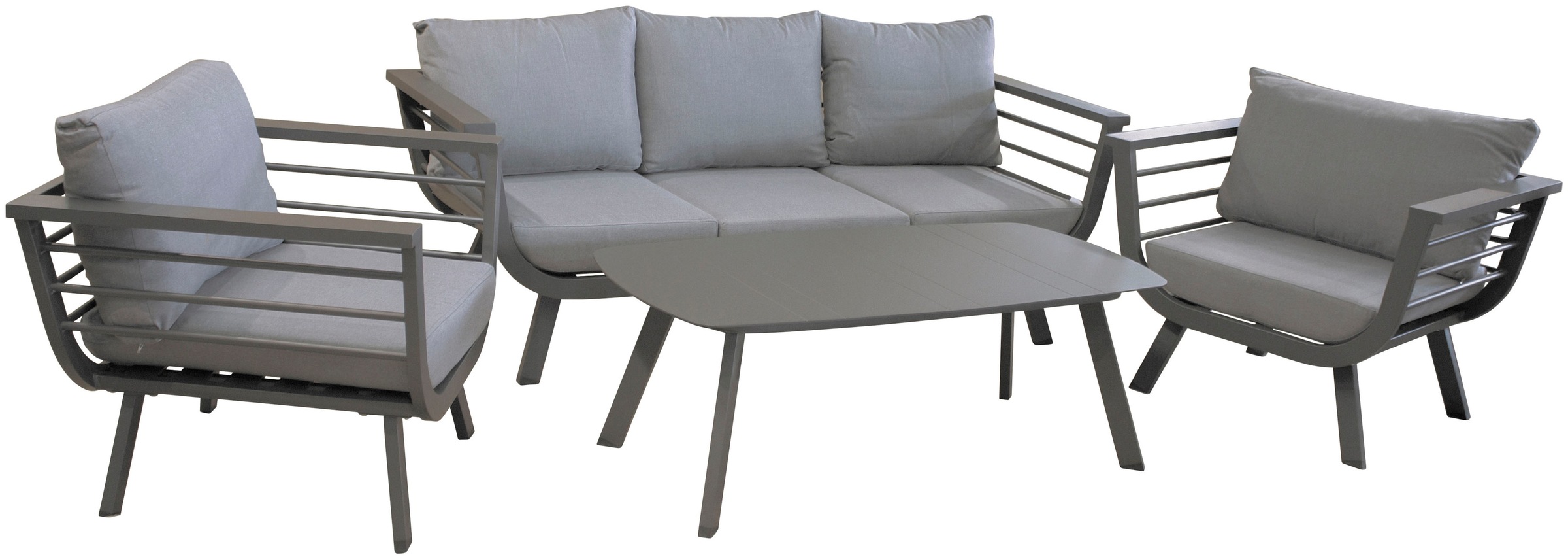 Garden Pleasure Garten-Essgruppe »ELIA«, (9 tlg.), mit bequemer Polsterung
