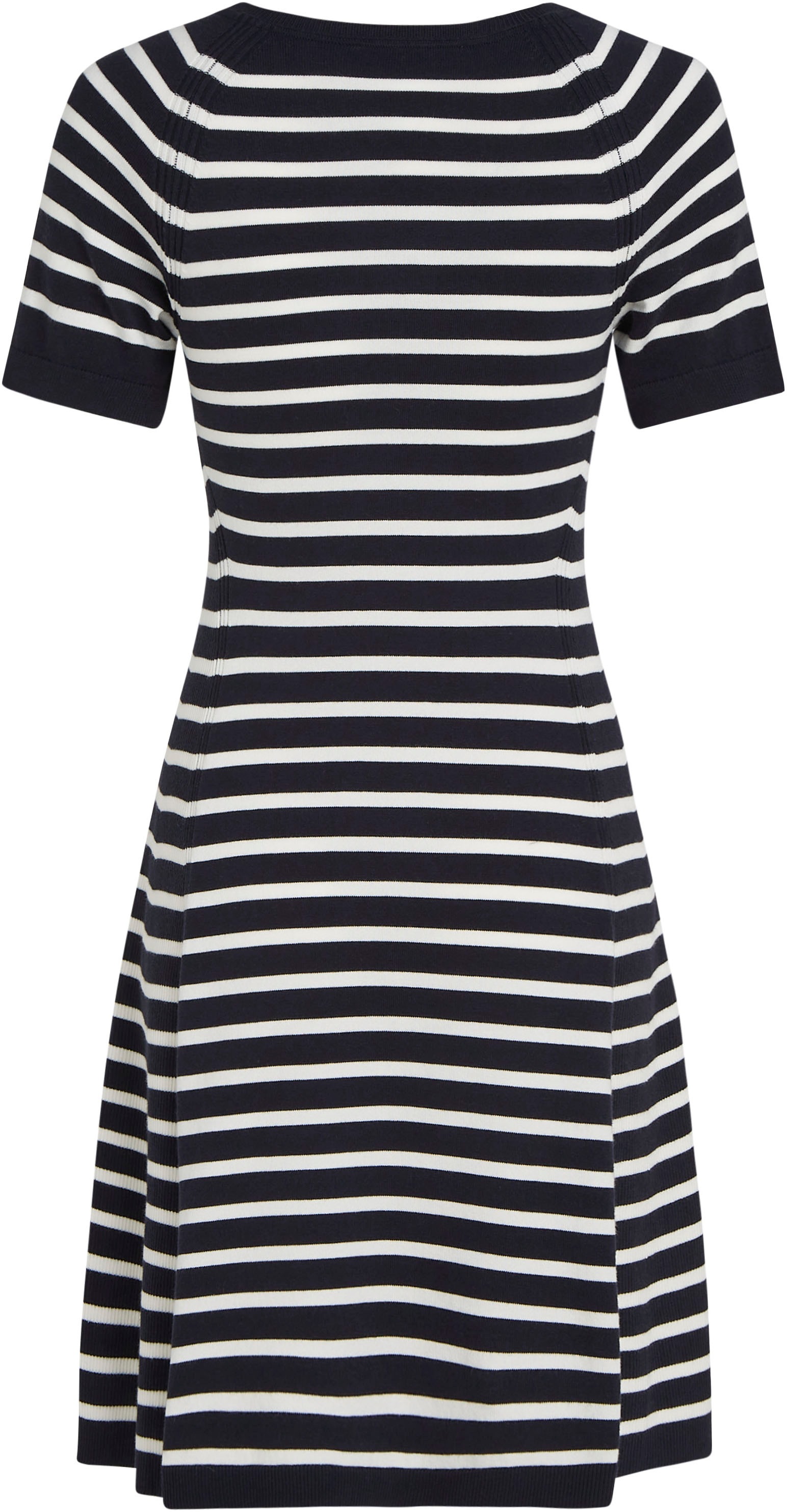 Tommy Hilfiger Jerseykleid »CO JERSEY STITCH F&F DRESS«, mit Logostickerei auf der Brust