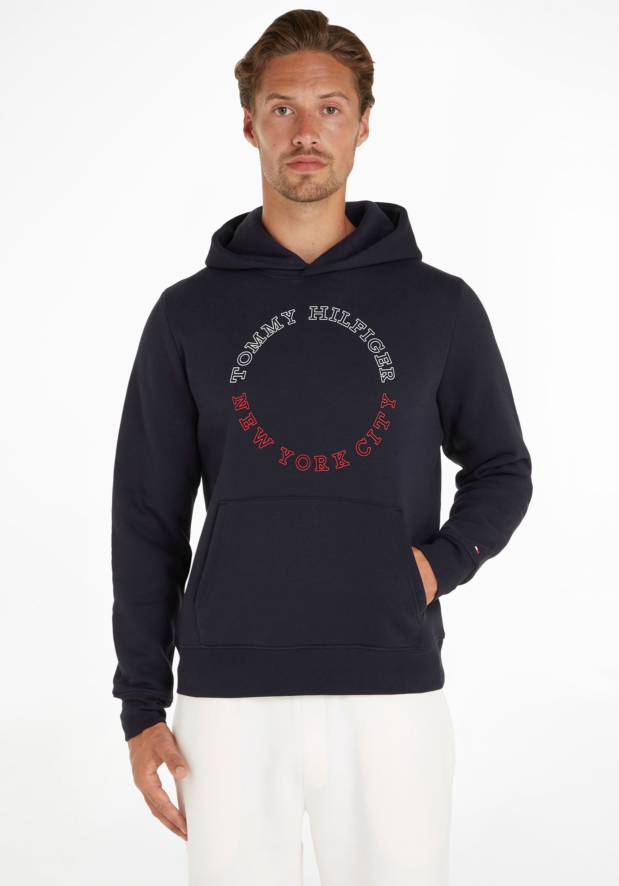 Tommy Hilfiger online Kapuzensweatshirt OTTO bestellen HOODY« ROUNDALL »MONOTYPE bei