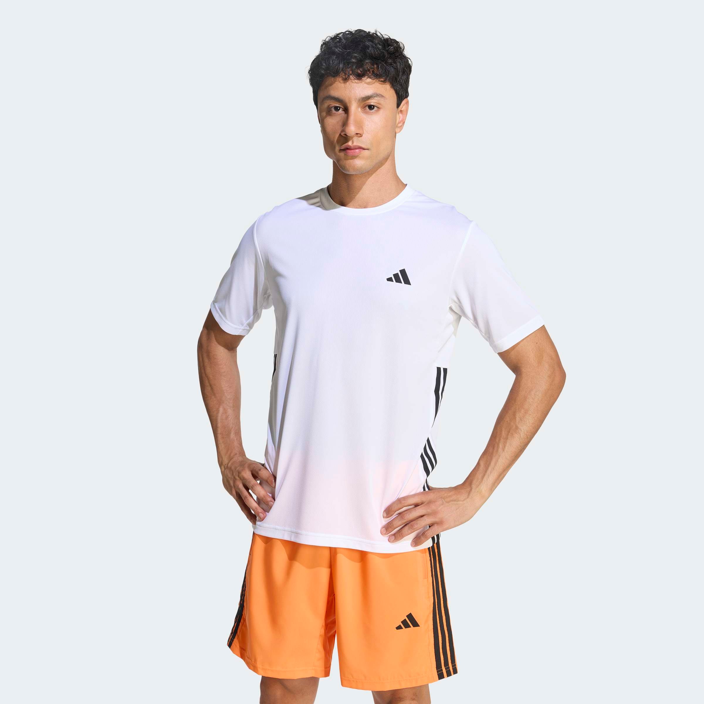 adidas Performance T-Shirt »WORKOUT ESSENTIALS BASE 3-STREIFEN«