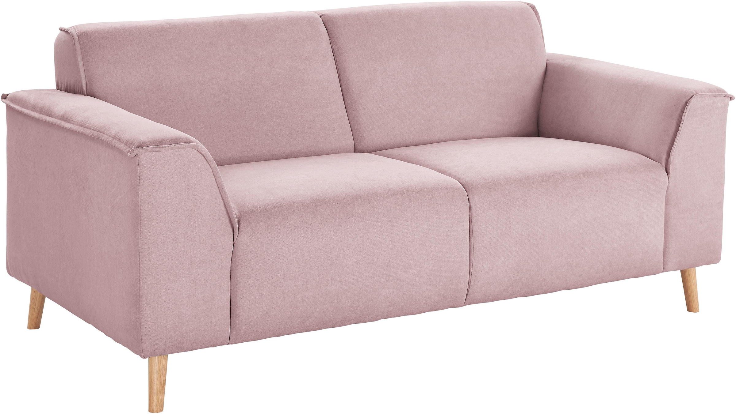 andas 2-Sitzer »Janek Scandic Design, elegant und zeitlos«, mit Federkern und Keder in scandinavischem Design