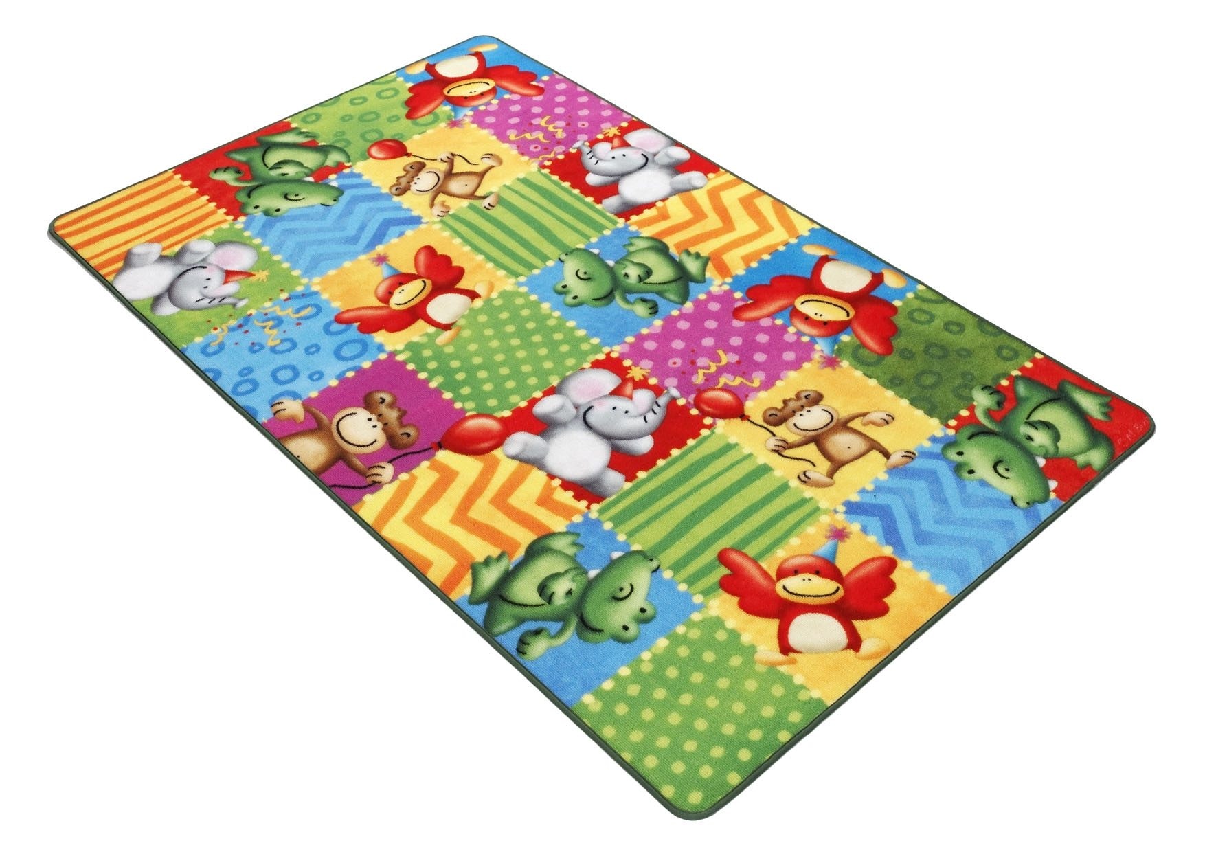 Böing Carpet Fußmatte »Lovely Kids LK-5«, rechteckig, Schmutzfangmatte, Druckteppich, Motiv Zootiere, Kinderzimmer