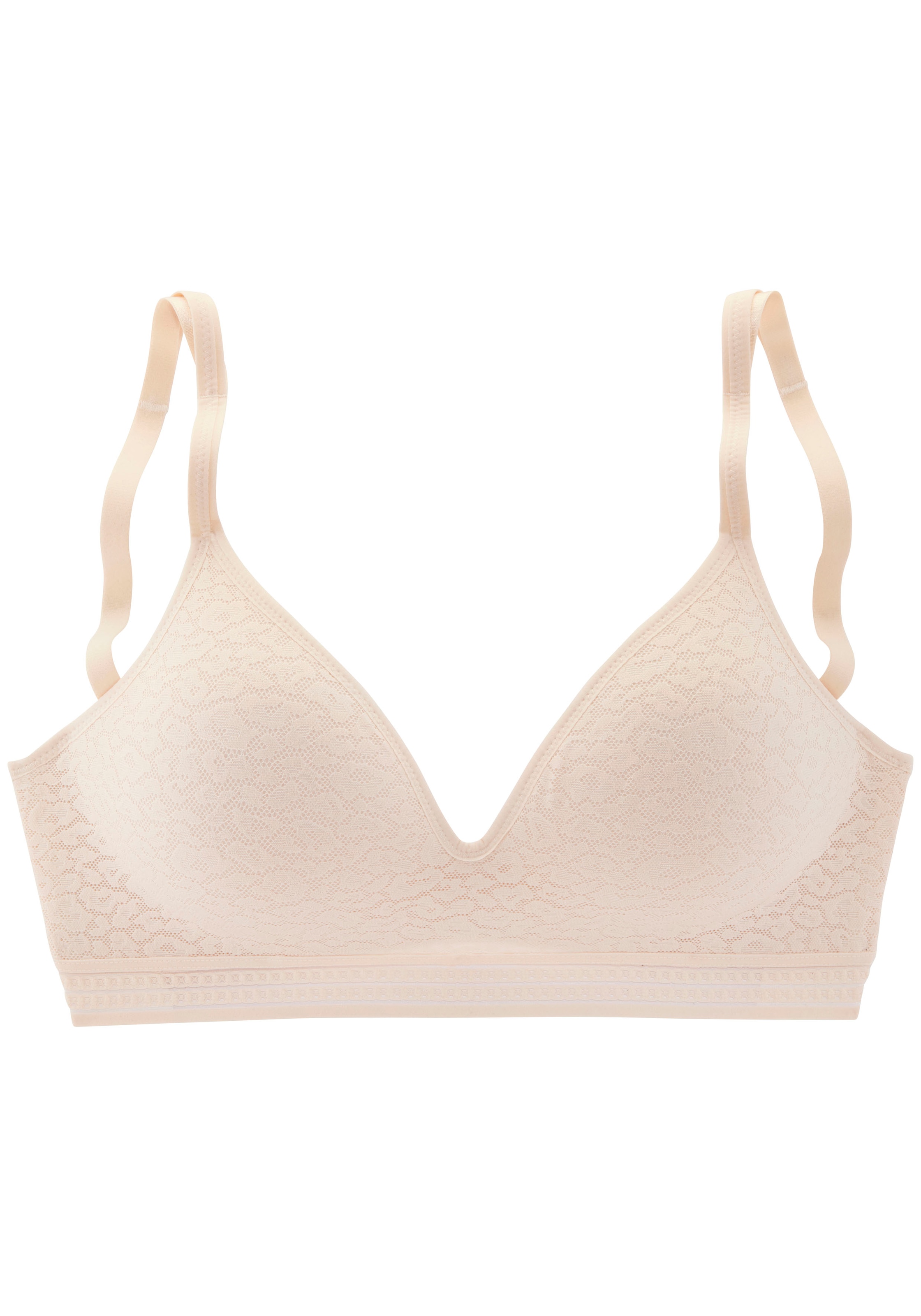 LASCANA Bralette-BH »Freya«, ohne Bügel mit eingearbeitetem Push-up Kissen, Dessous