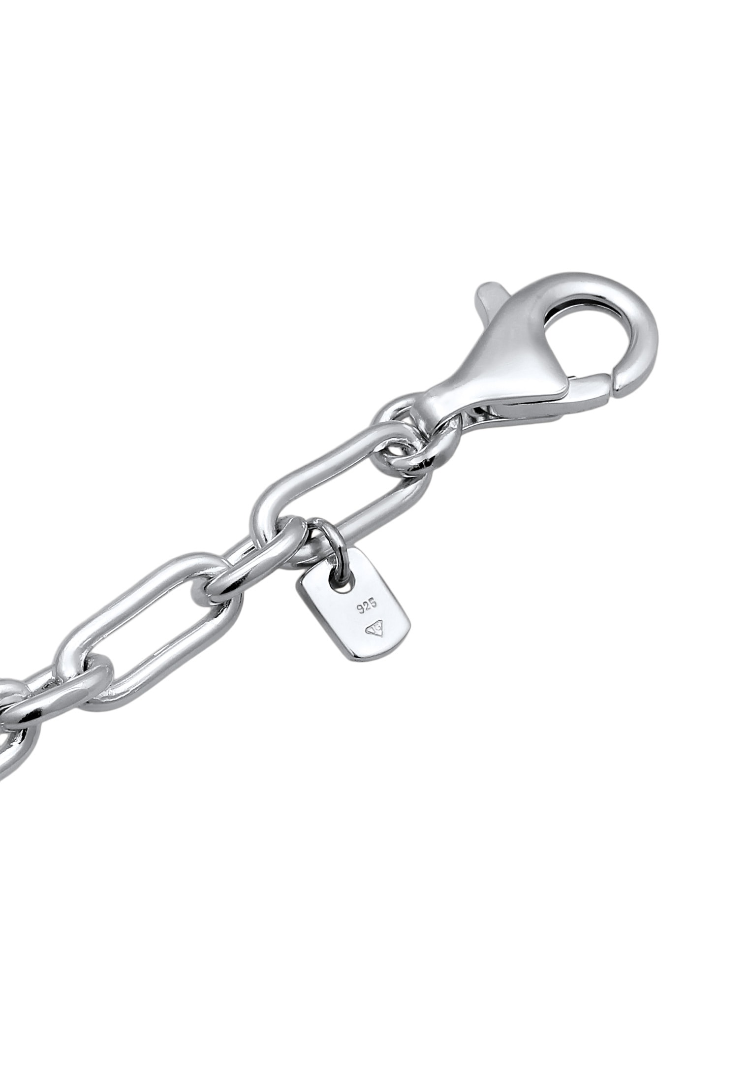 Kuzzoi Lange Kette »Halskette Herren Gliederkette 925 Sterling Silber«