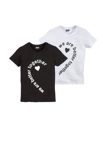 KIDSWORLD T-Shirt »we are better together«, (Packung, 2 tlg.) kaufen