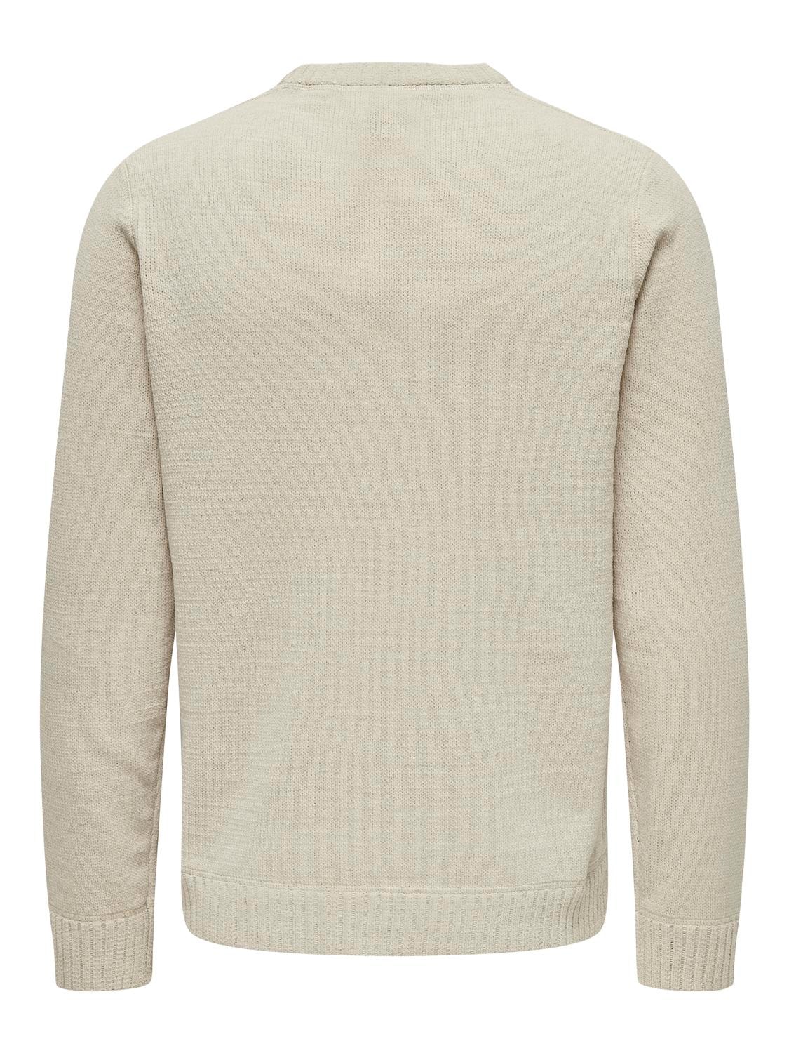 ONLY & SONS Strickpullover »ONSETHAN LIFE REG 7 CREW KNIT«