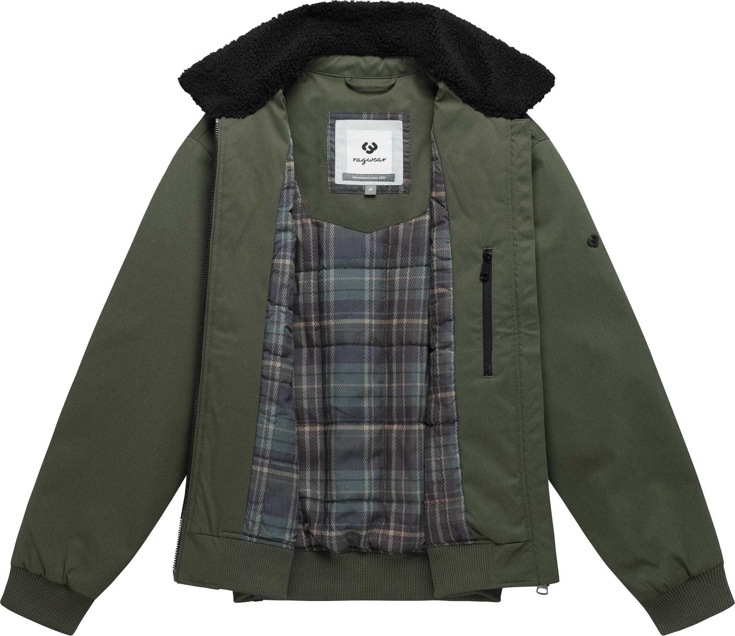 Ragwear Outdoorjacke »Outdoorjacke Newys Y« ohne Kapuze Wasserdichte Jacke mit warmem Kragen