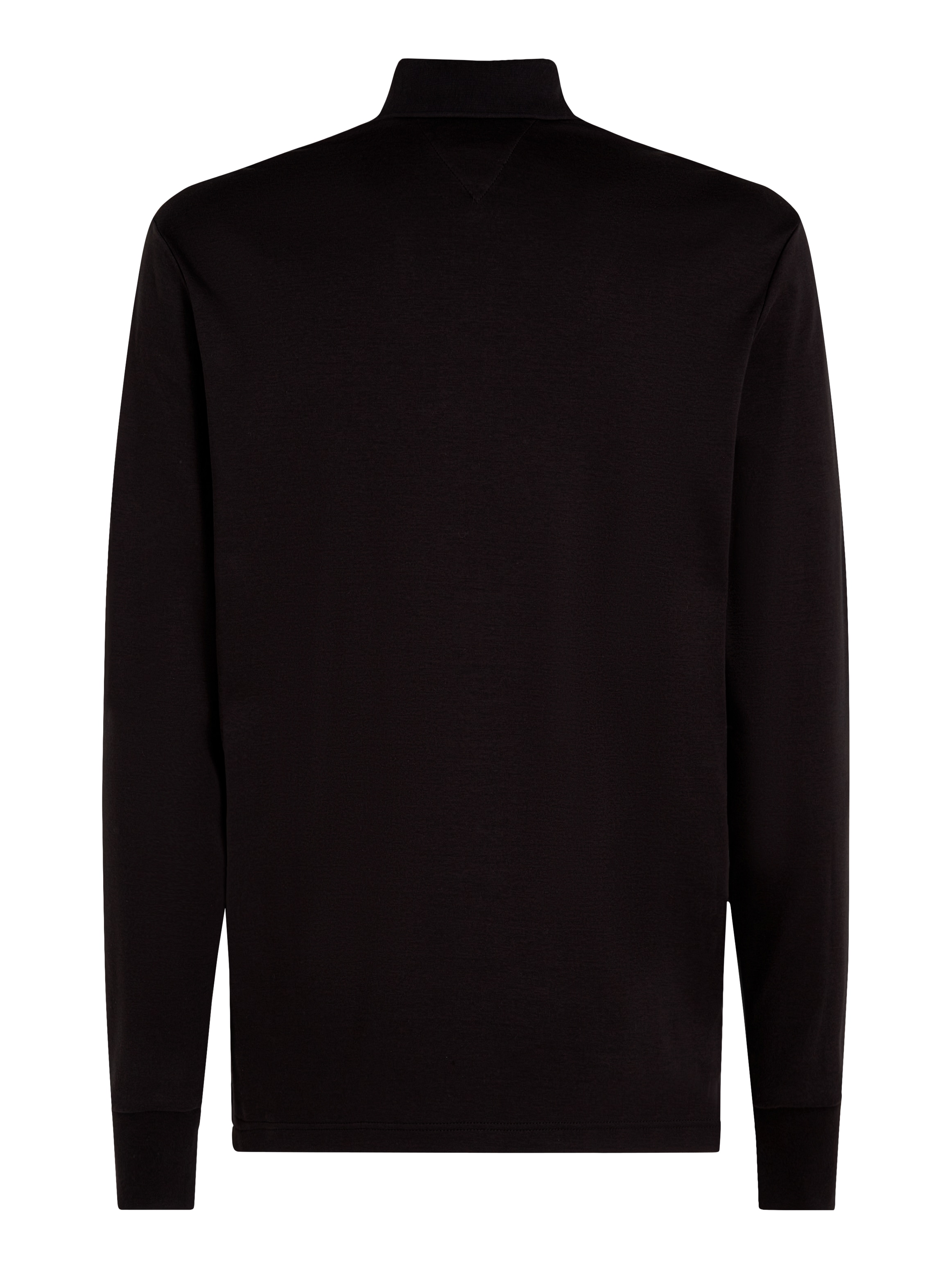 Tommy Hilfiger Langarm-Poloshirt »L/S LIQUID COTTON REG POLO mit Jersey und Markenlabel«, unifarben, casual, regular fit, Baumwolle, Polokragen
