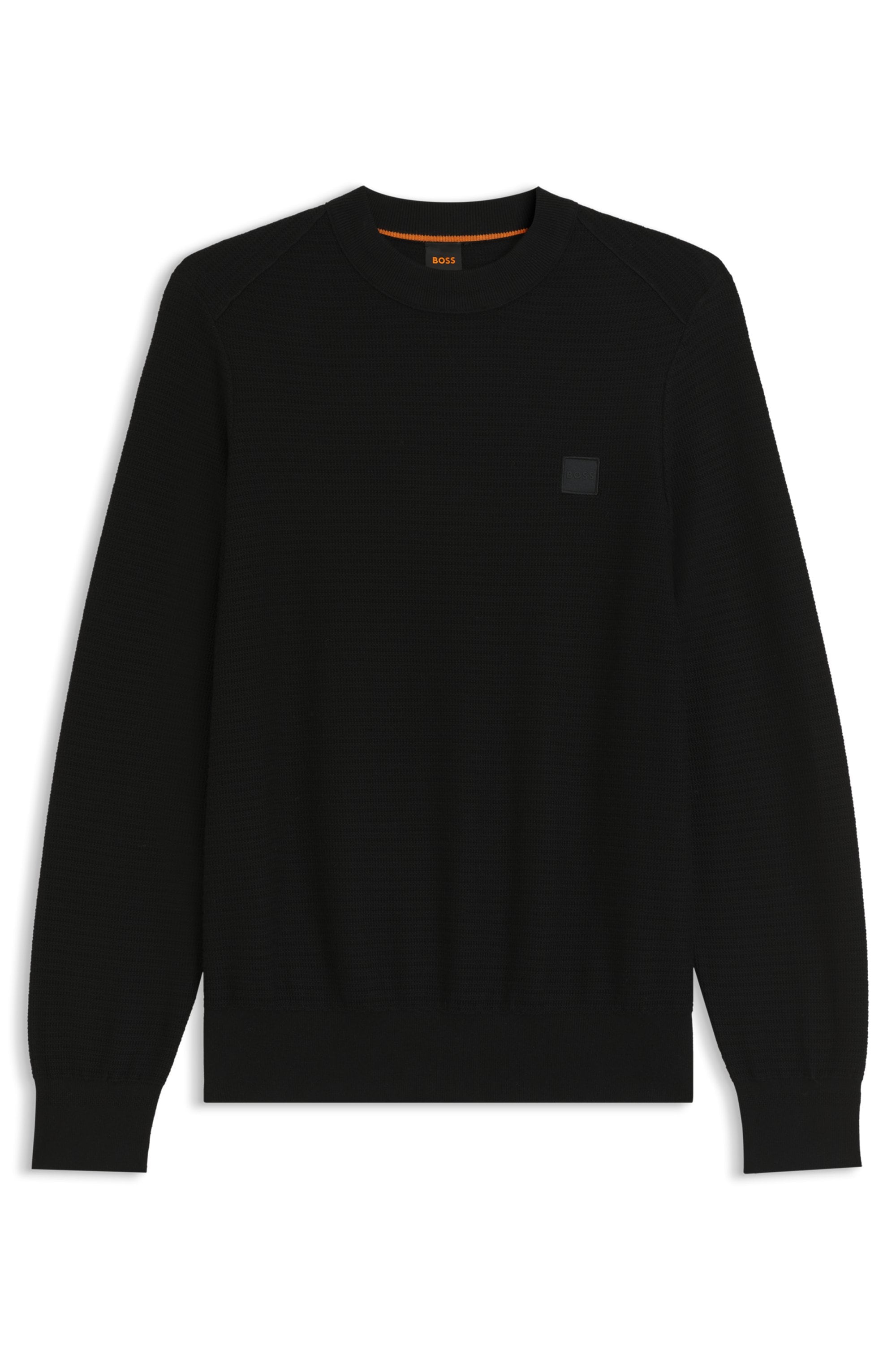 BOSS ORANGE Strickpullover »Anion«, mit BOSS-Badge