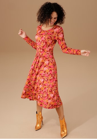 Aniston CASUAL Jerseykleid, mit romantischem Blumendruck kaufen