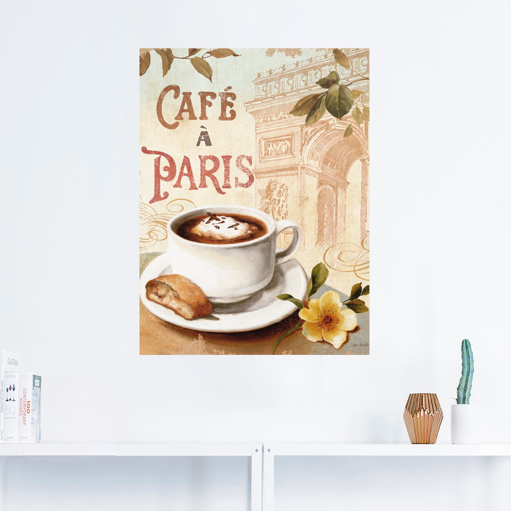 Artland Wandbild »Kaffee in Europa I«, Getränke, (1 St.), als Leinwandbild,  Wandaufkleber oder Poster in versch. Größen kaufen online bei OTTO