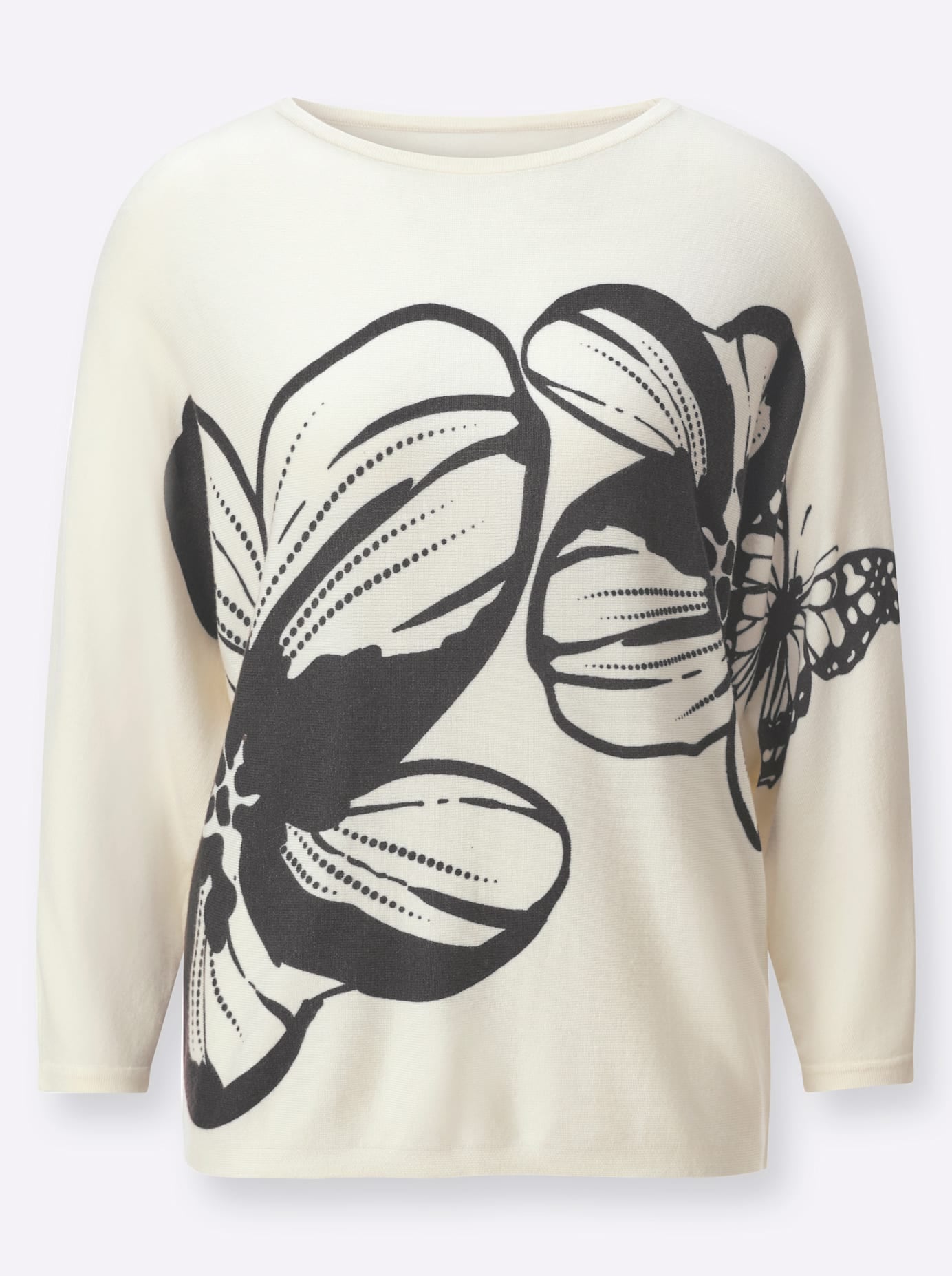 creation L 3/4 Arm-Pullover »Lyocell-Viskose-Pullover«