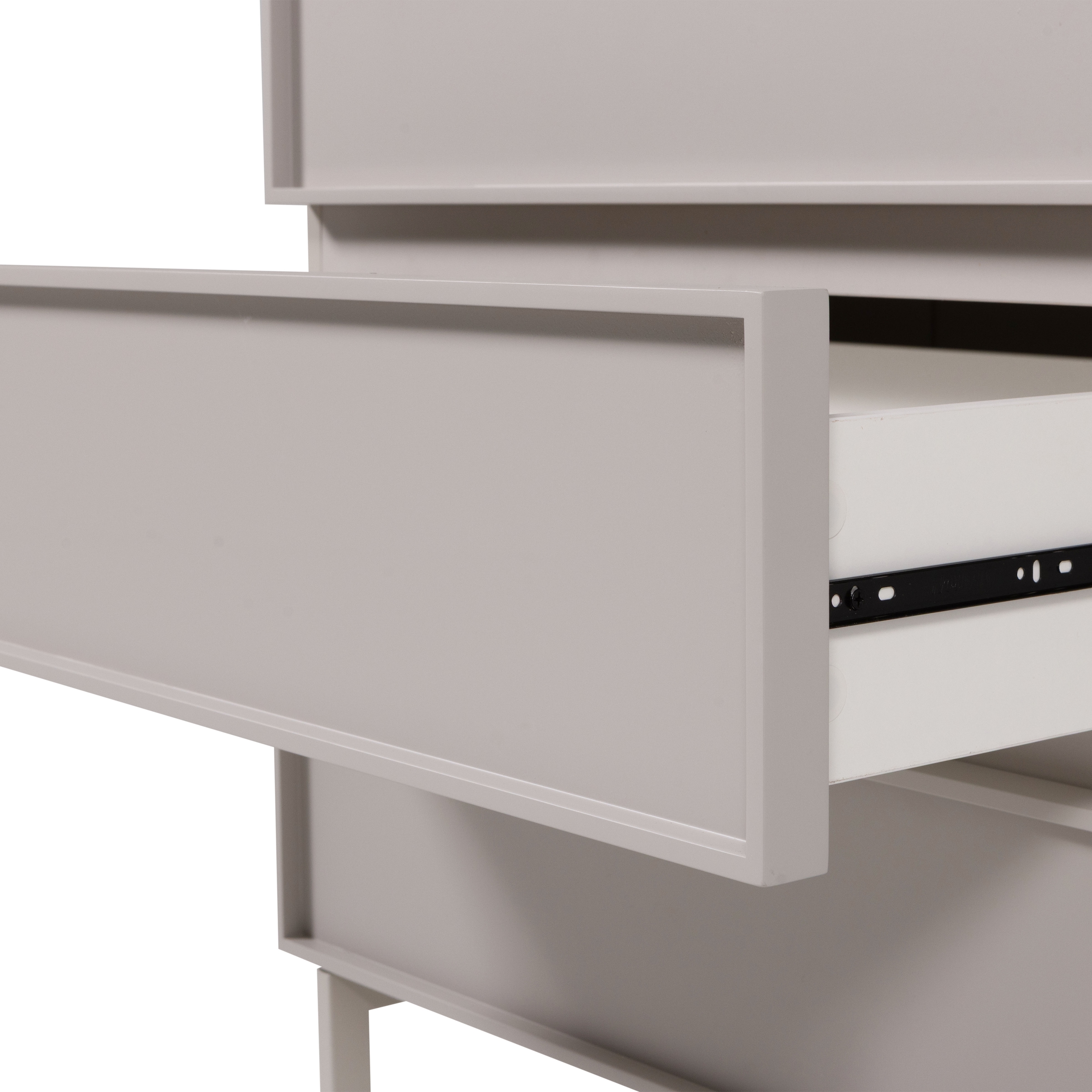 WOOOD Sideboard »Tours mit Melamin-MDF und sichtbare Maserung B 70 x T 42 x H 102 cm« Tragkraft Deckplatte 50 kg, kratz- und hitzebeständige Oberfläche