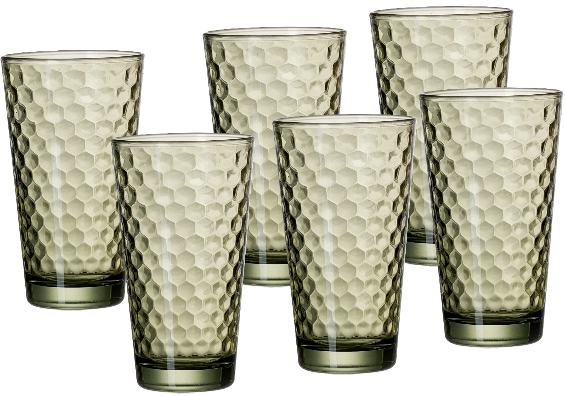 Ritzenhoff & Breker Longdrinkglas »Favo, 6-teilig« 6er Set, je 350 ml