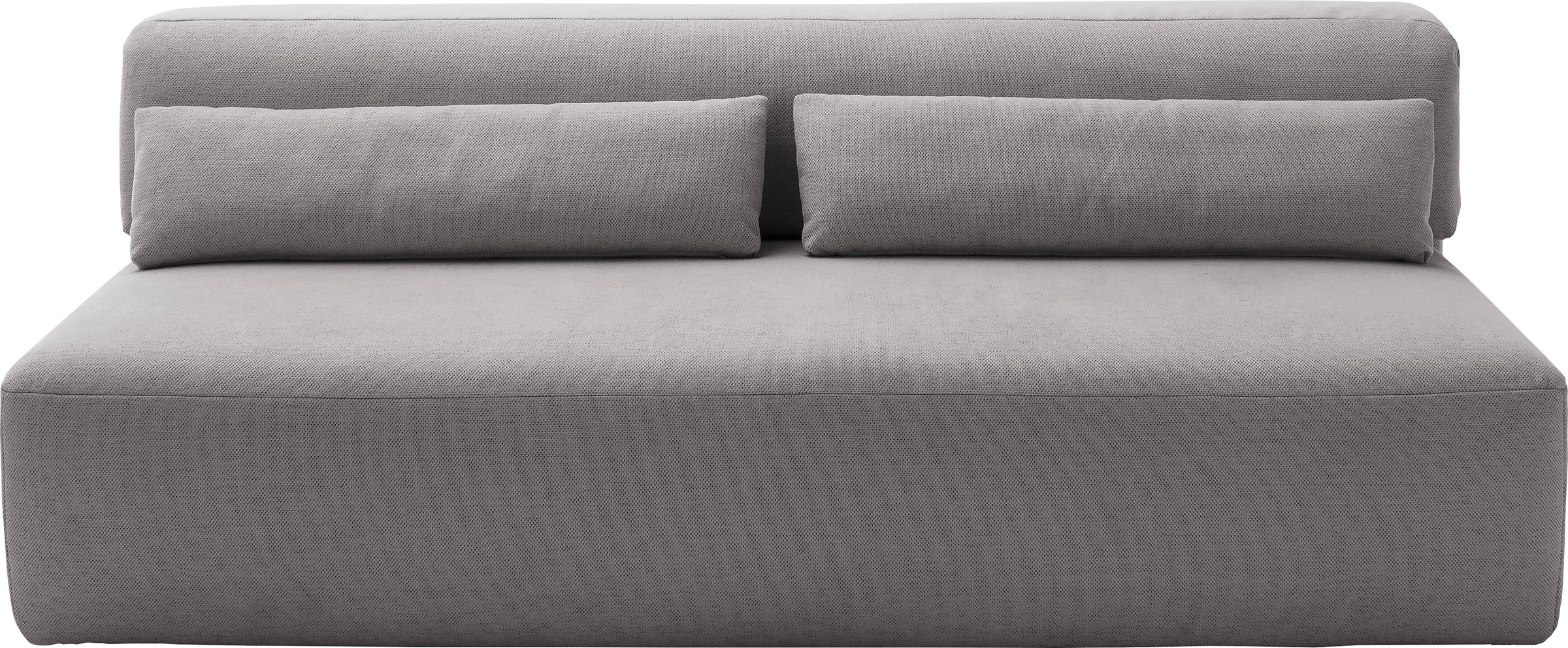 INOSIGN Schlafsofa »Donka«, (2 St.), mit und ohne Armlehnen erhältlich; Sitz- und Rückenkissen mit hochwertigem Tonnentaschenfederkern, Vorziehbeschlag, als Dauerschläfer geeignet, auch in flauschigem Breitcord