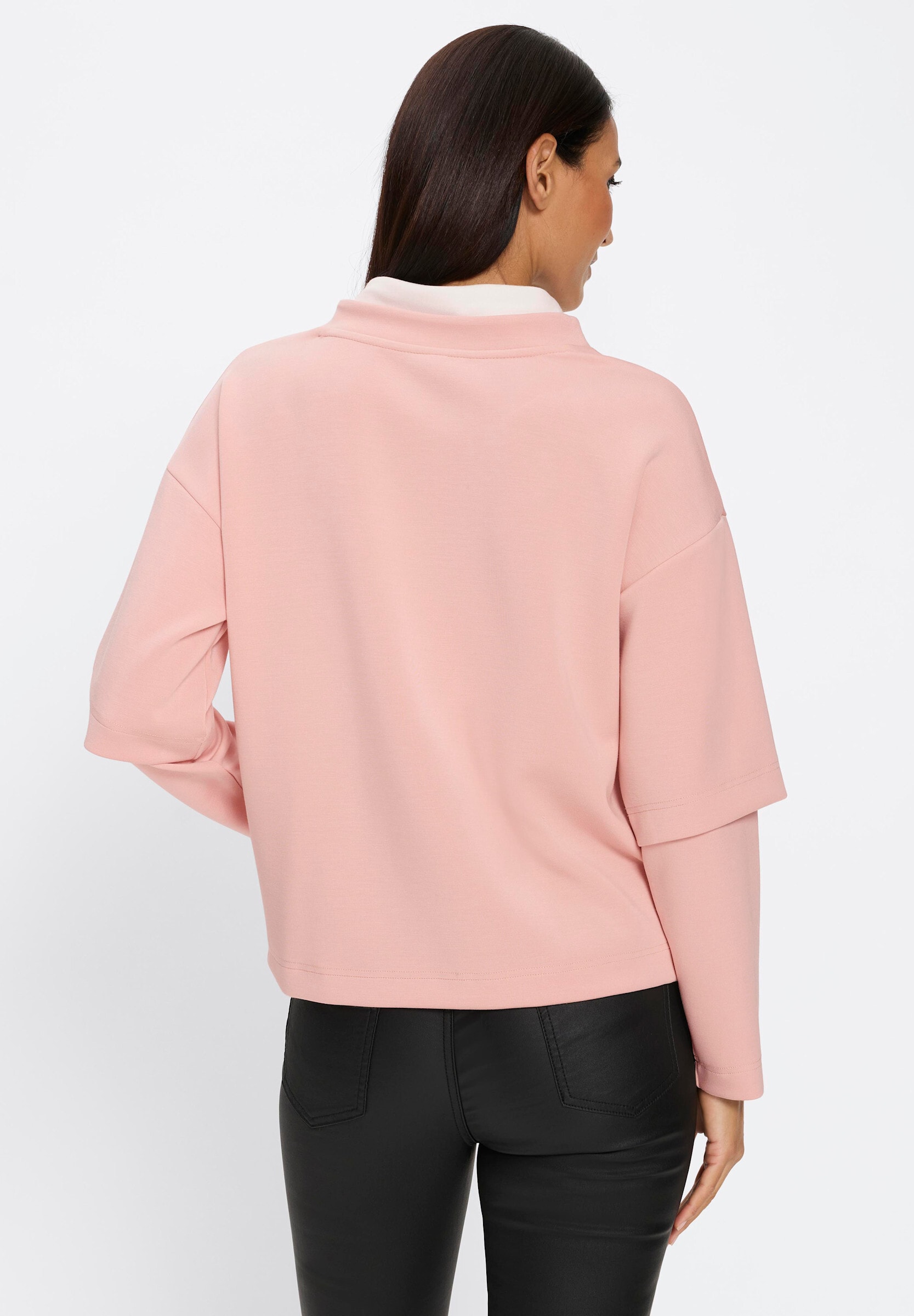 heine Sweatshirt »Sweatshirt Sweatshirt in 2-in-1-Optik«
