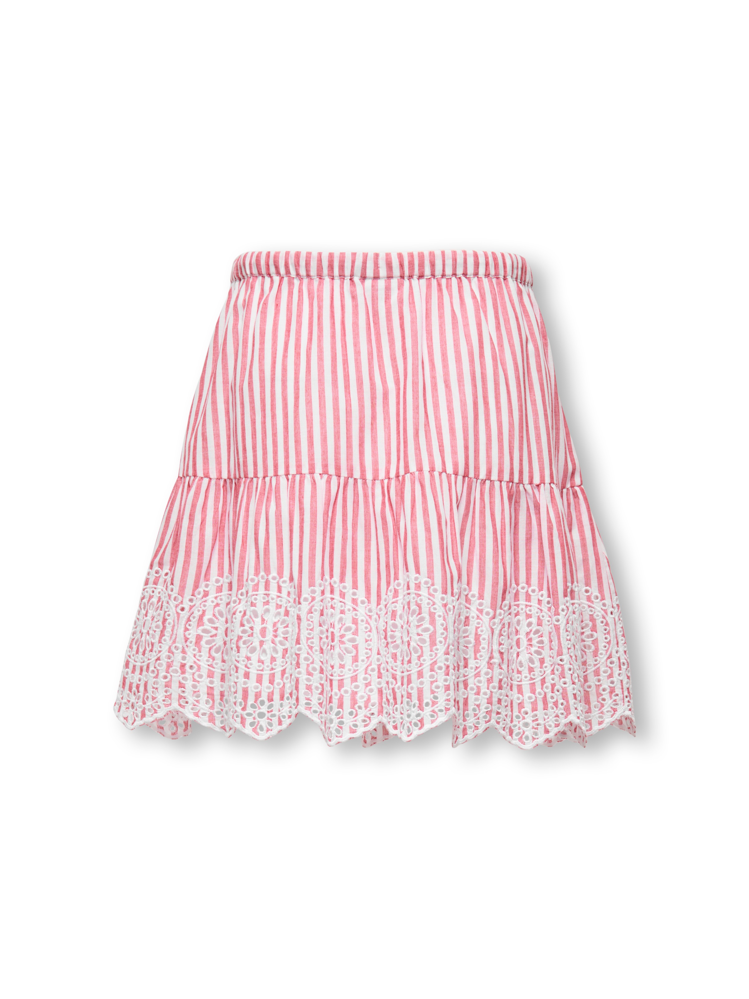 KIDS ONLY Volantrock »KOGBONDI LIFE EMB SKIRT WVN« 1 mit Spitzenkante