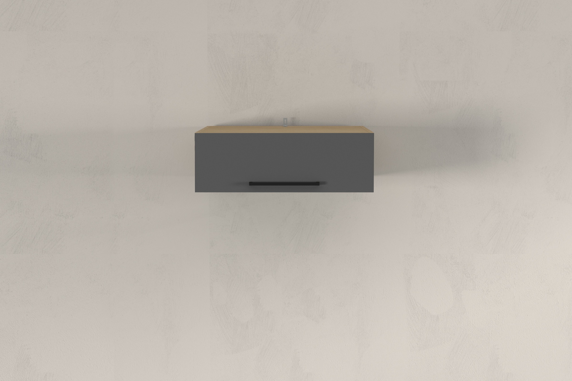 KOCHSTATION Aufsatzschrank »Luna, Hängeschrank, Küchenhängeschrank, Made in Italy« B/T/H: 60×60×20 cm, zusätzlicher Stauraum über der Arbeitsfläche
