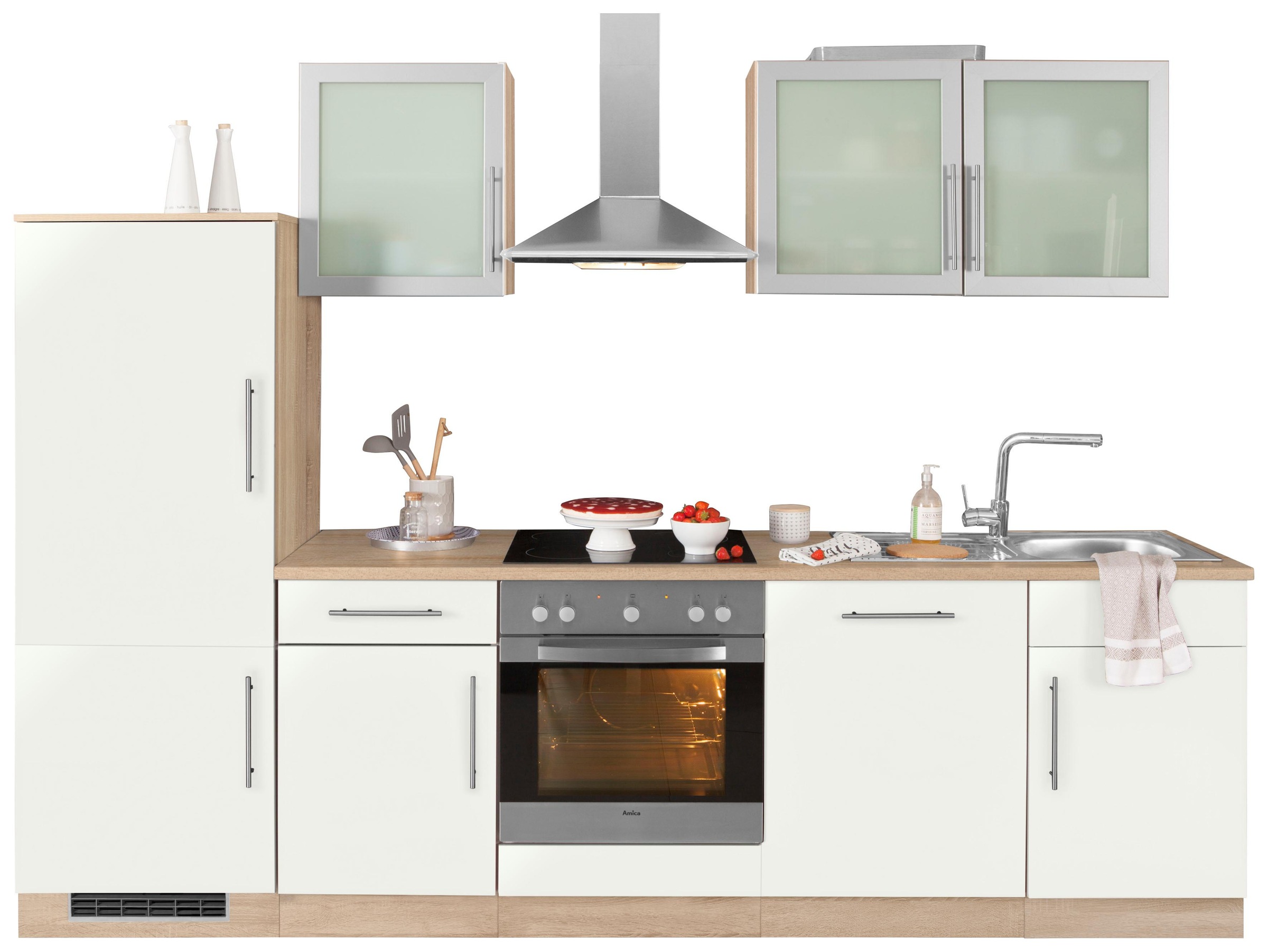 wiho Küchen Küchenzeile »Aachen«, mit kaufen OTTO bei 280 Breite cm E-Geräten