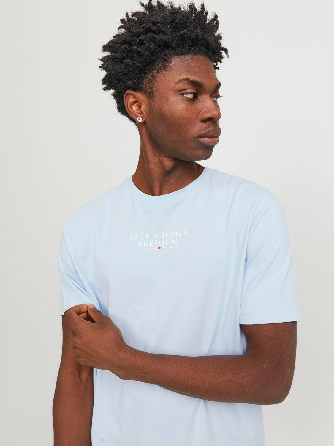 Jack & Jones Rundhalsshirt »JPRBLUARCHIE TEE CREW NECK«
