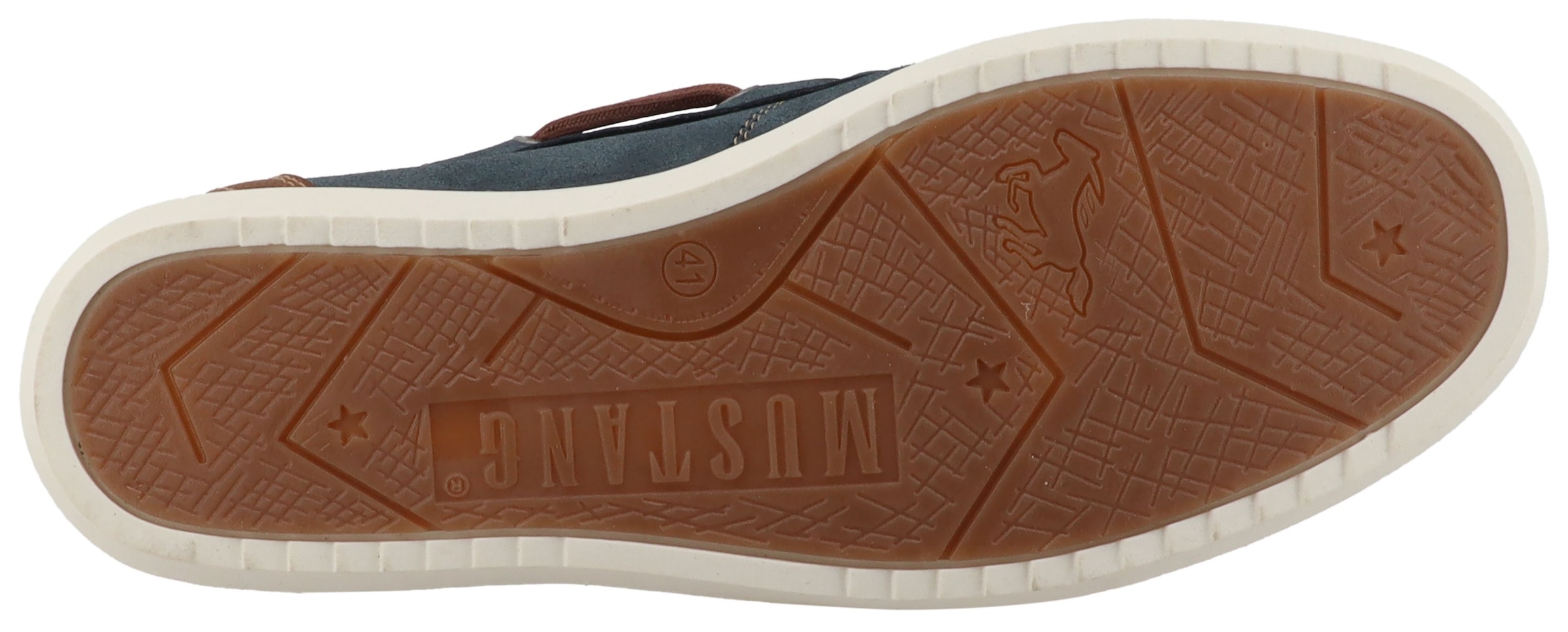 Mustang Shoes Bootsschuh »Orlando«  Schnürschuh, Freizeitschuh mit modischen Ösen und Durchzügen