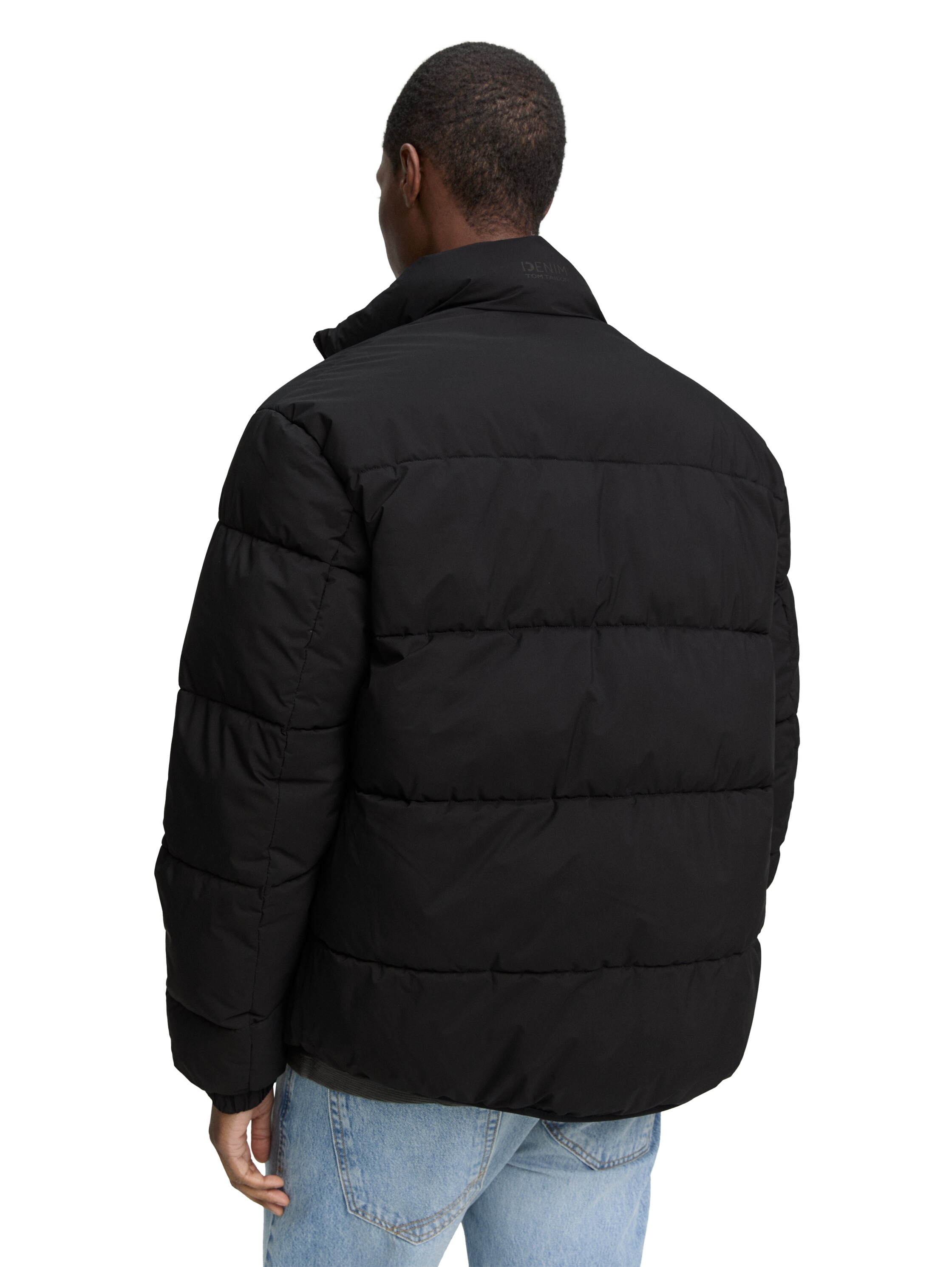 TOM TAILOR Denim Steppjacke, mit Taschen