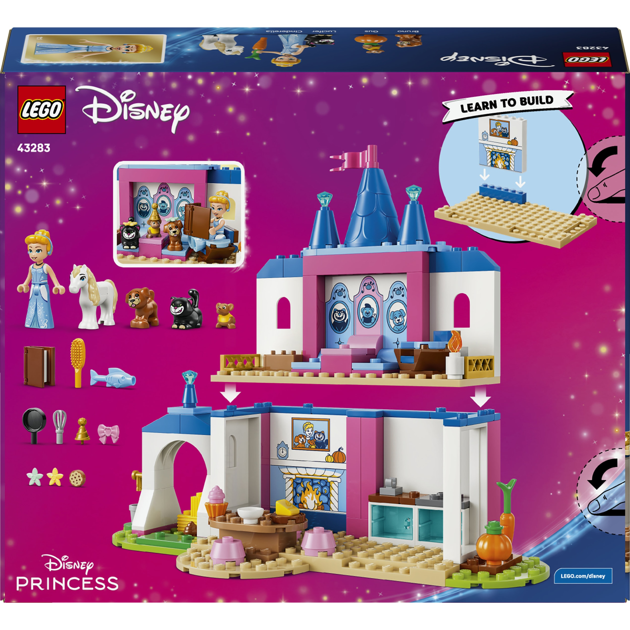 LEGO® Konstruktionsspielsteine »Cinderellas Tierpalast (43283), LEGO Disney Princess« Made in Europe