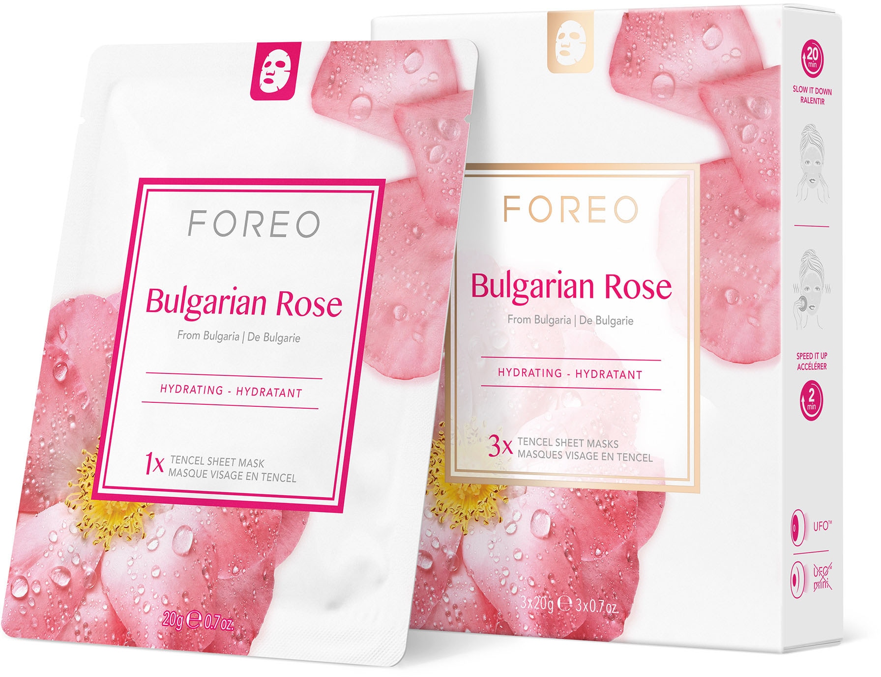 Gesichtsmaske Collection bei tlg.) To FOREO Masks (3 Face Bulgarian »Farm OTTO online Sheet Rose«,