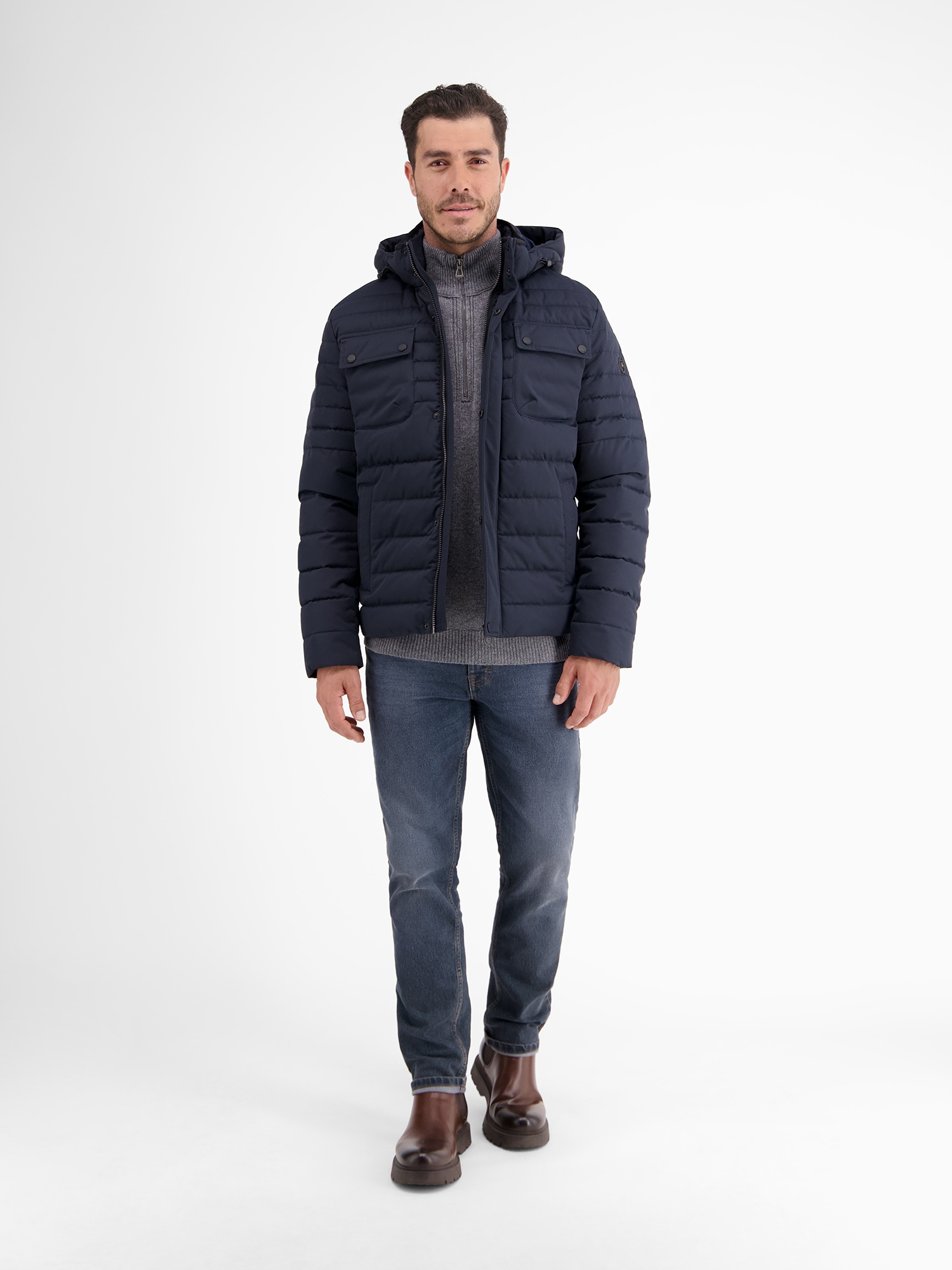 LERROS Steppjacke »LERROS«, mit Kapuze, Wasserabweisend, atmungsaktiv
