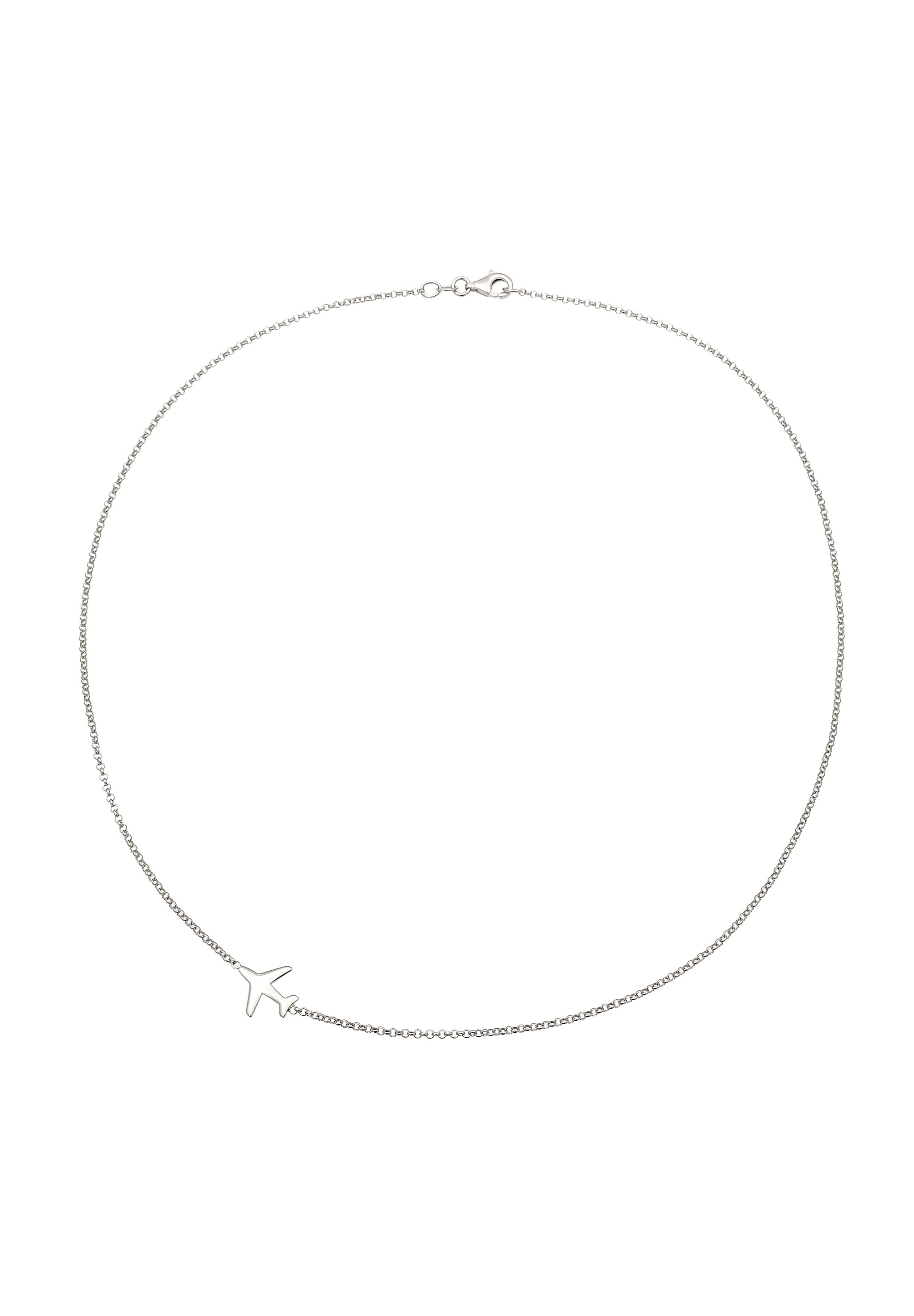 Elli Kette mit Anhänger »Halskette Flugzeug 925 Sterling Silber«