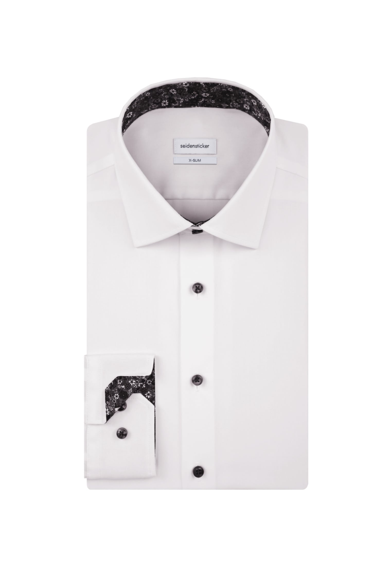 Kentkragen Online X-Slim seidensticker »X-Slim«, Extra im Arm OTTO Shop Businesshemd Uni langer
