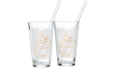 Ritzenhoff & Breker Latte-Macchiato-Glas »Coffee«, (Set, 4 tlg., 2 Latte Macchiato... kaufen