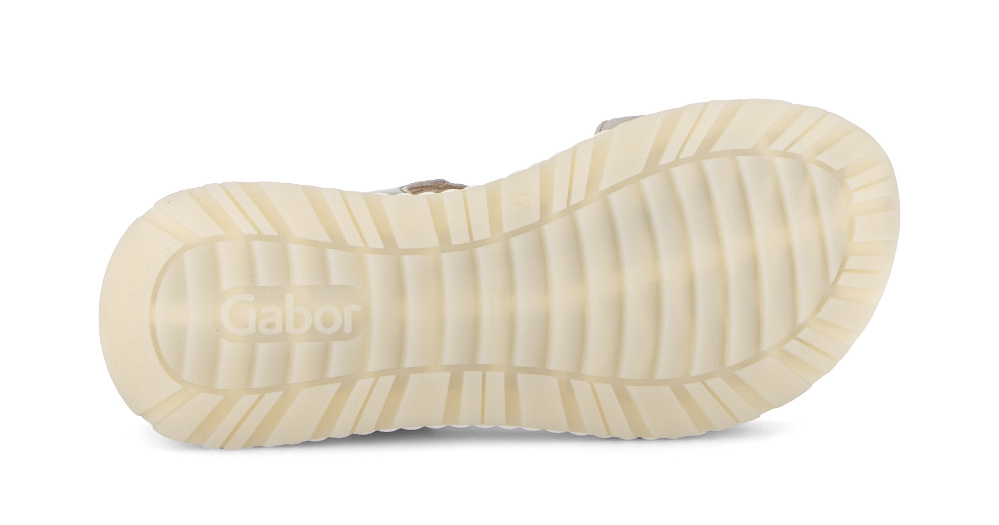 Gabor Keilsandalette  Riemchensandale, Sommerschuh mit edlem Schmuckelement