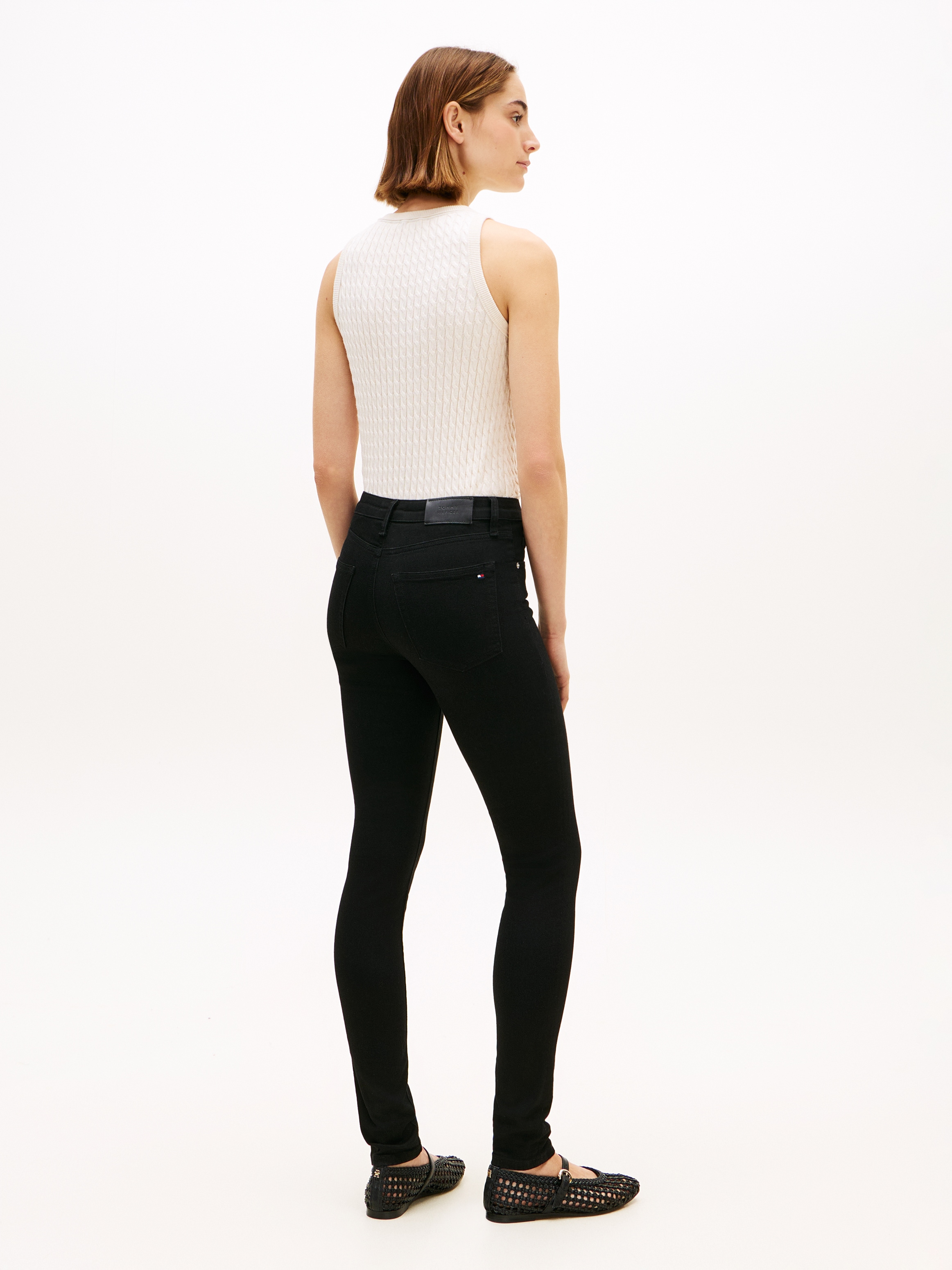 Tommy Hilfiger Skinny-fit-Jeans »DNM BLACK COMO SKINNY RW«